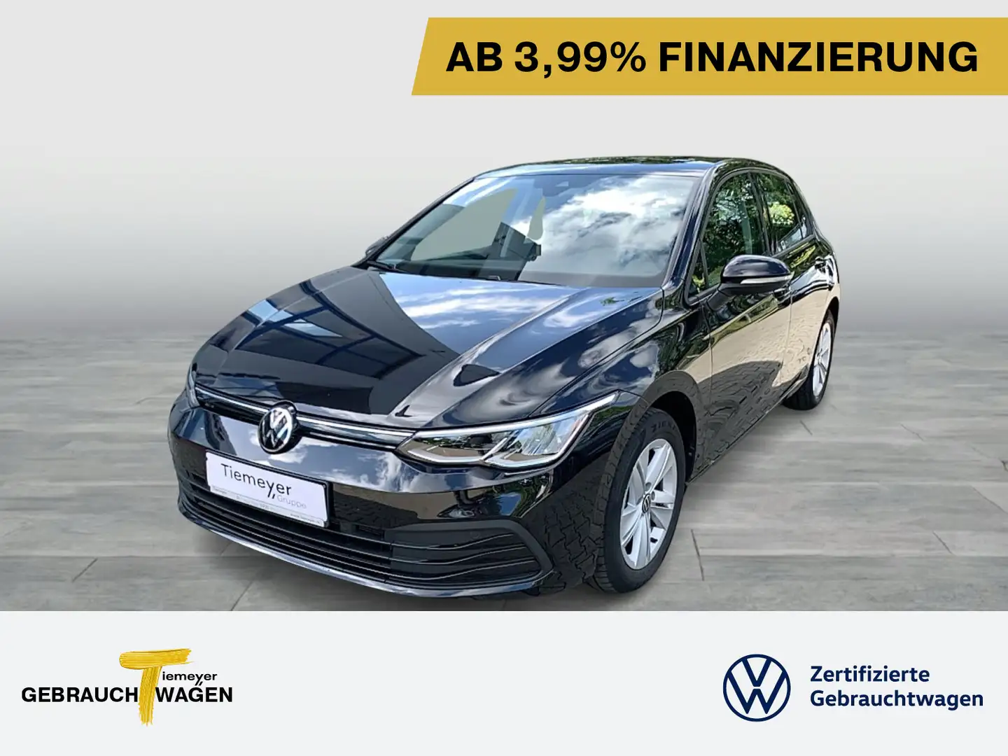 Volkswagen Golf 1.5 TSI LIFE LED NAVI SITZHZ LM16 Schwarz - 1