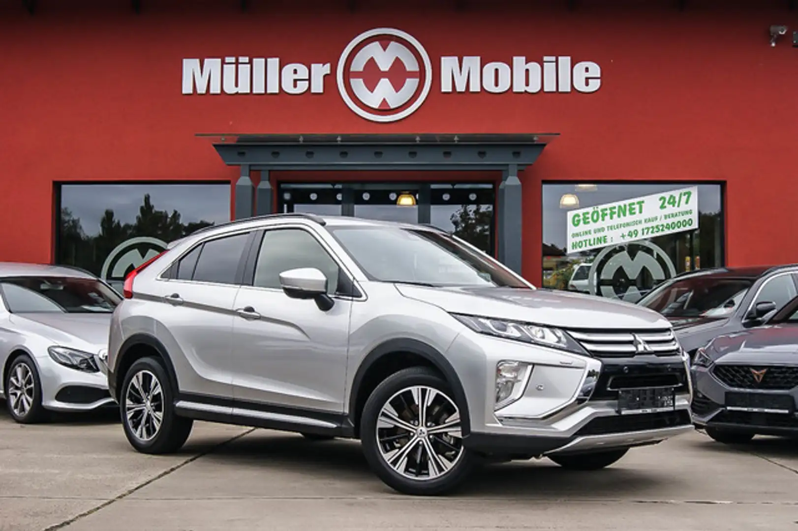 Mitsubishi Eclipse Cross Intro Edition2WD 1HAND LED HEAD-UP Silber - 1