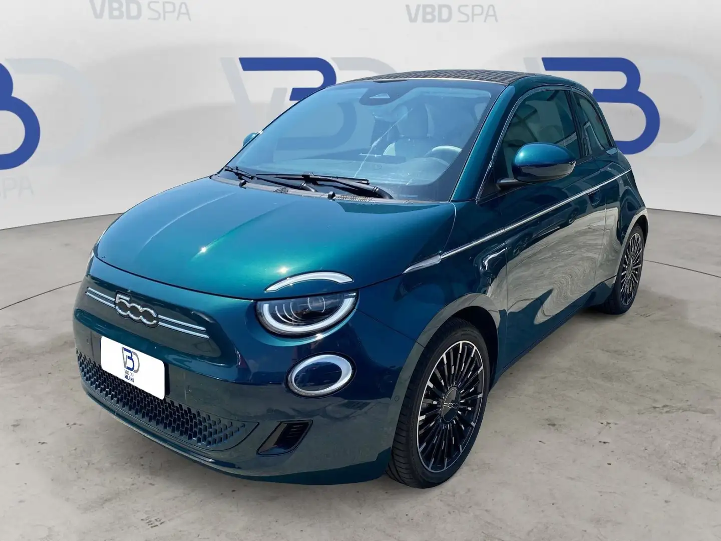 Fiat 500e 500e Cabrio 42 kWh La Prima Bleu - 1