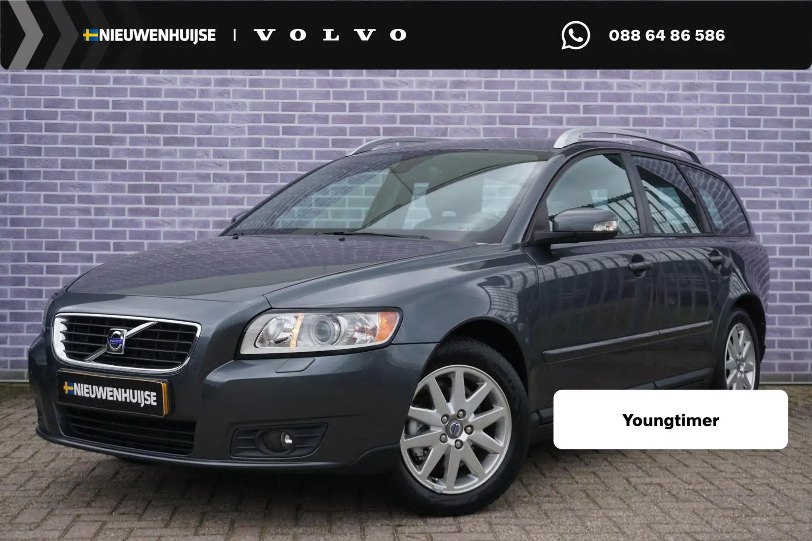 Volvo V50 1.8 Edition I | Koplamp sproeiers | Trekhaak | roo Grijs - 1