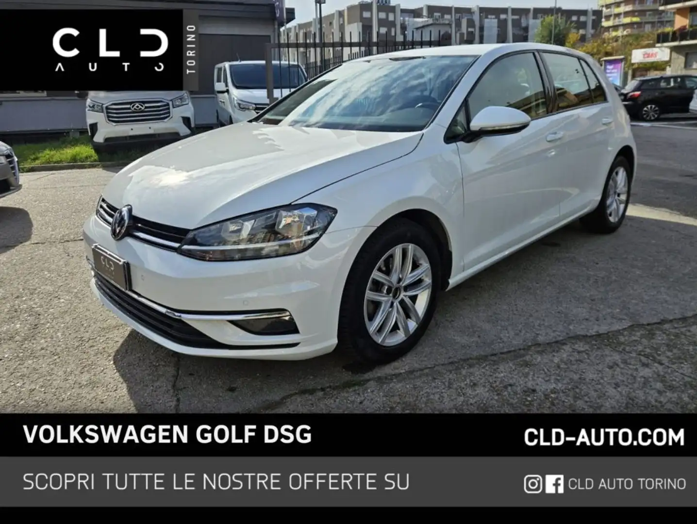 Volkswagen Golf 1.6 TDI 115 CV DSG 5p. BlueMotion Technology Weiß - 1