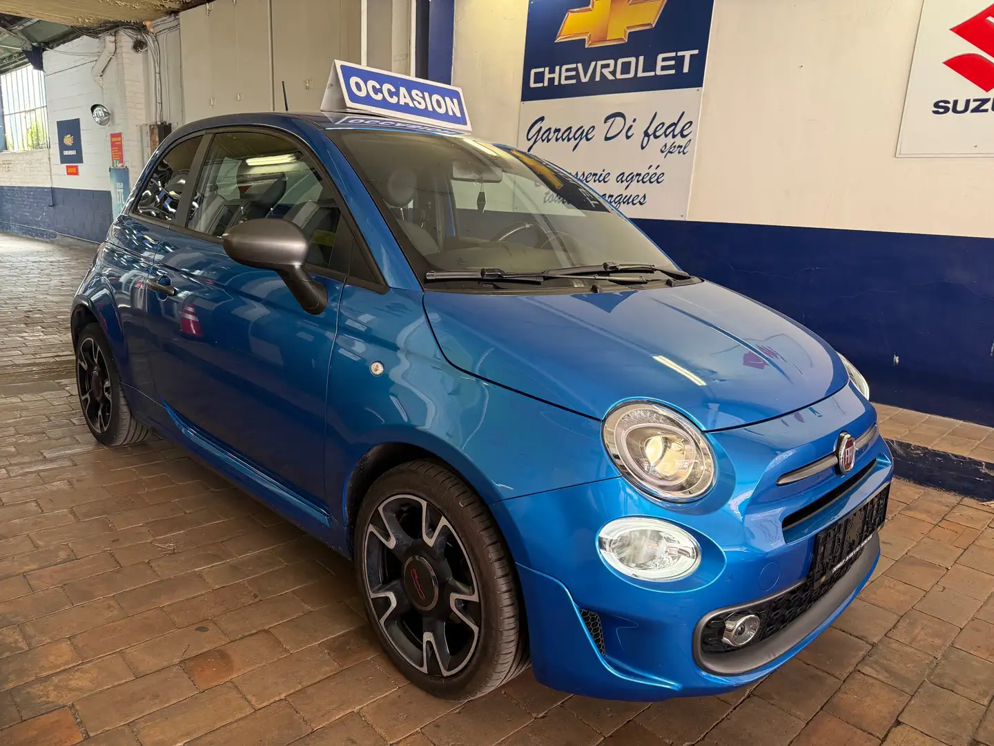 Fiat 500 500 1.2i Sport Bleu - 1