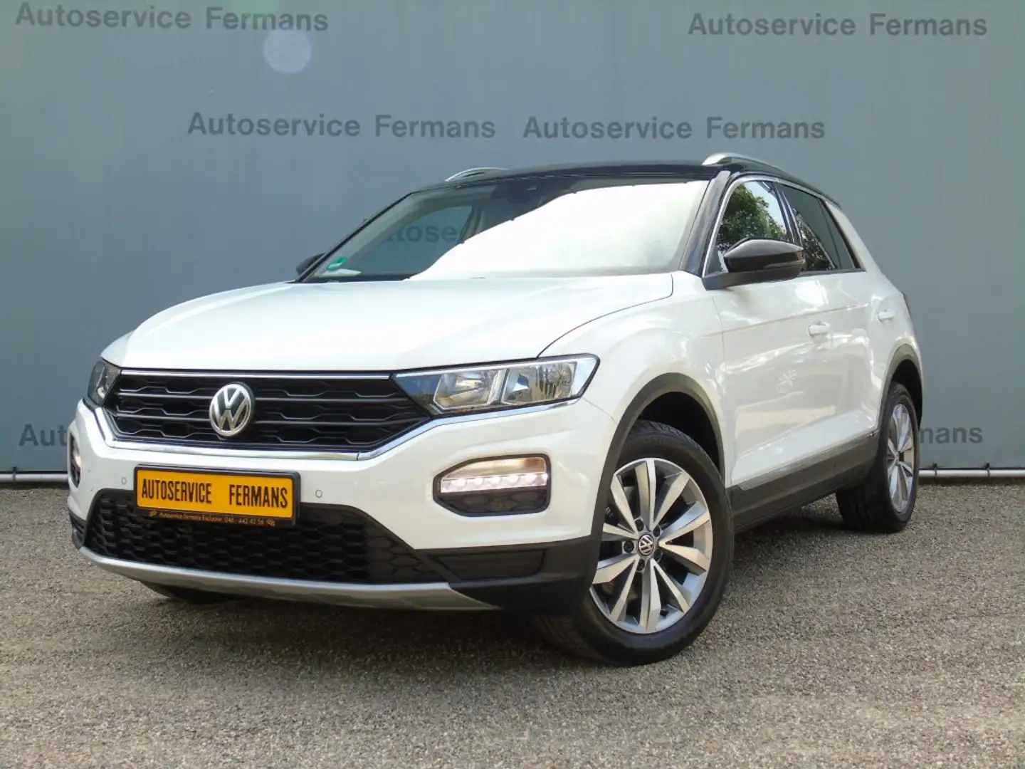 Volkswagen T-Roc 1.0TSI 116PK Edition - 2018 - 68DKM - Navi-Trekhaa Alb - 1