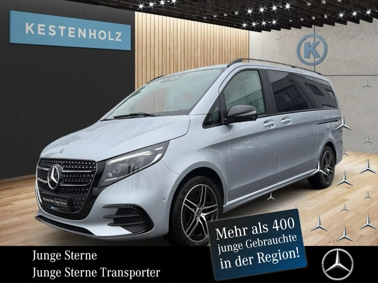 Mercedes-Benz V 300 d Lang *AVANTGARDE*AMG*AHK*360°*PANO* Argento - 1