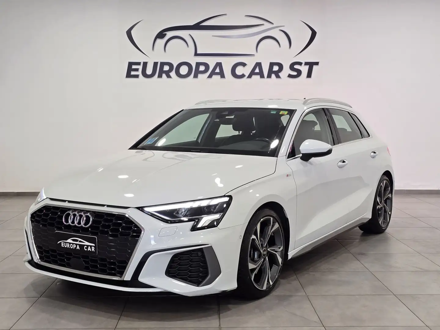 Audi A3 SPB 35 TDI S tronic S line edition Blanc - 1