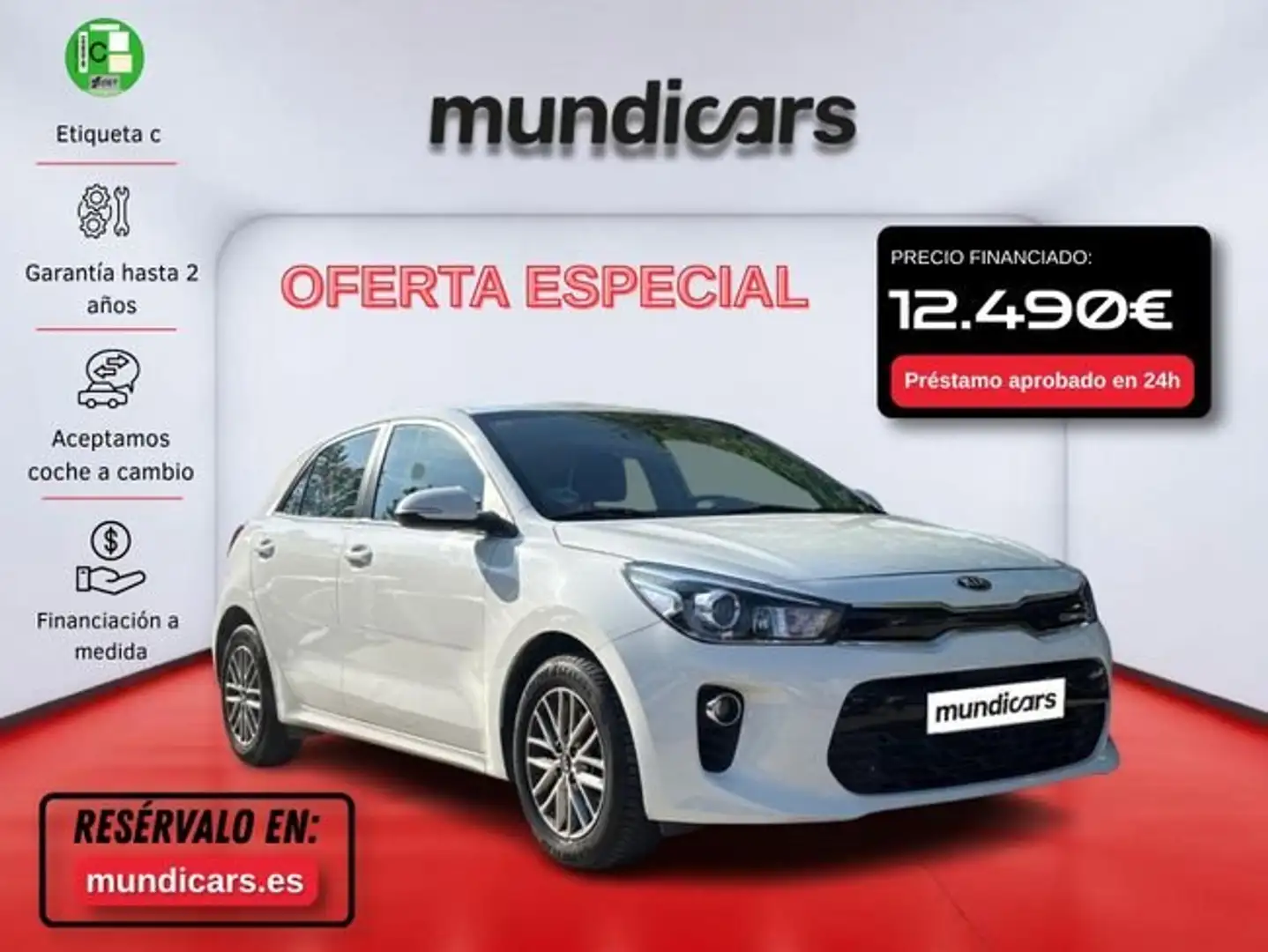 Kia Rio 1.0 TGDI Drive Blanco - 1