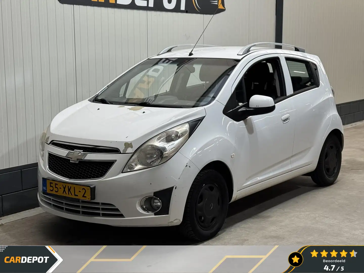 Chevrolet Spark 1.0 16V LS Bi-Fuel 4 deurs Airco Weiß - 1
