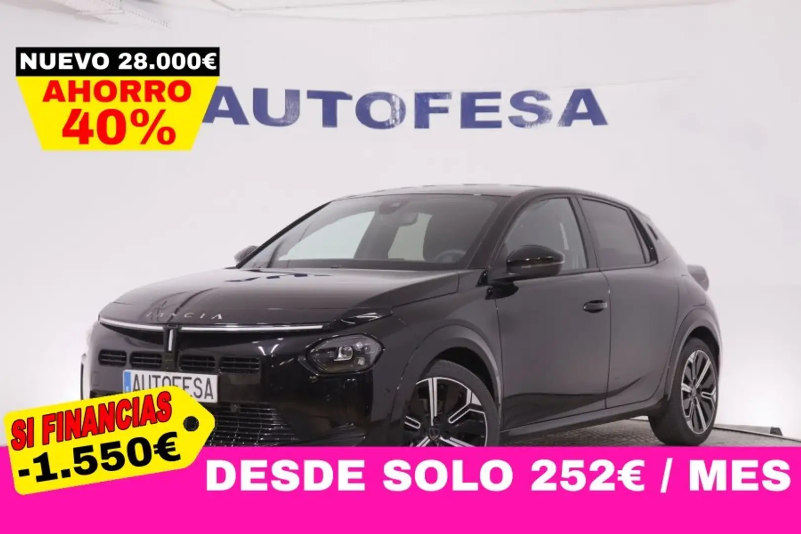 Lancia Ypsilon 1.2 HYBRID LX AUTO 100CV 5P # GARANTIA FAB 02/2027 Negro - 1