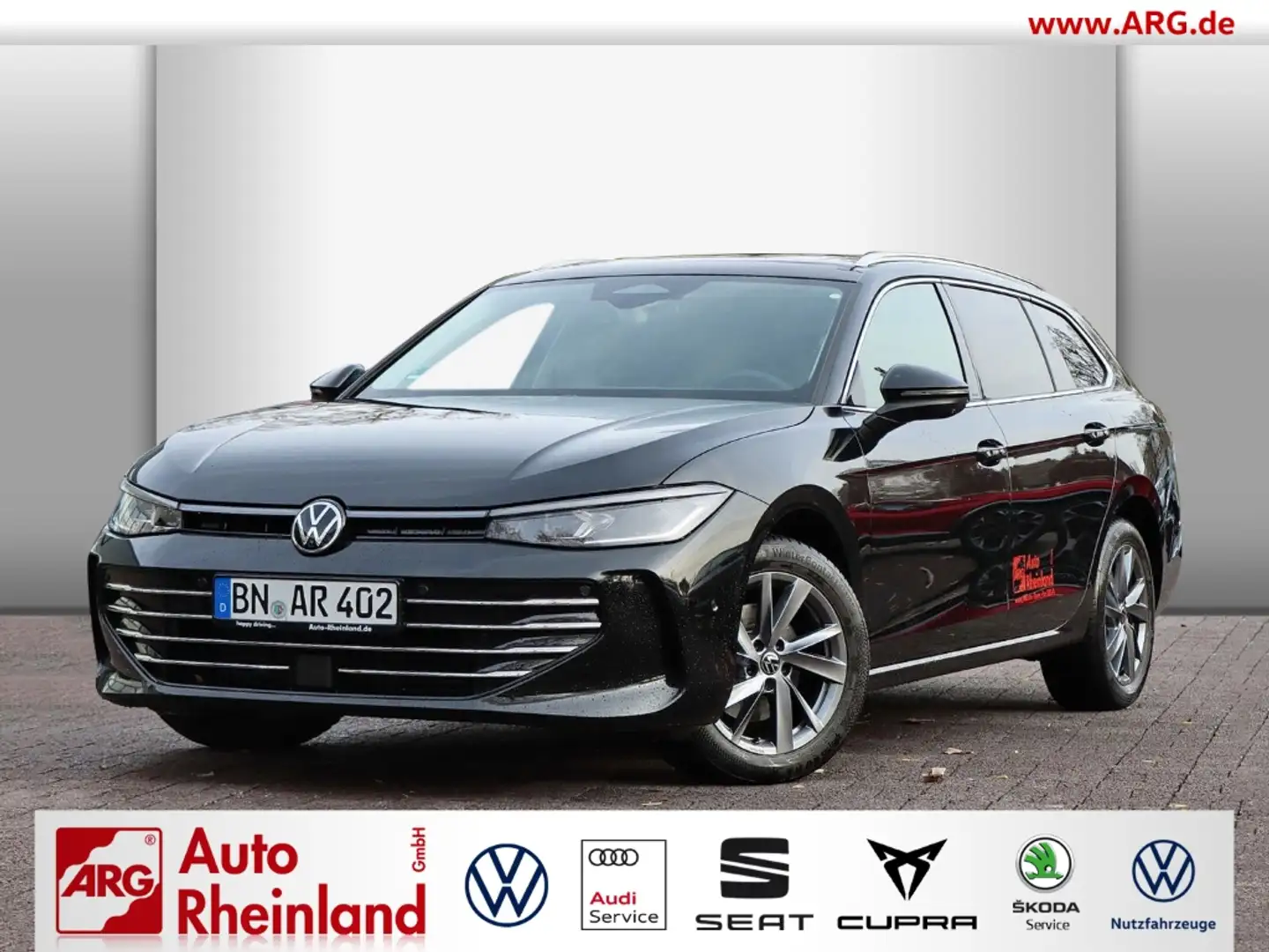 Volkswagen Passat Elegance 2.0 TDI SCR DSG PANO/AHK/ACC/DCC/PARKASS. Noir - 1