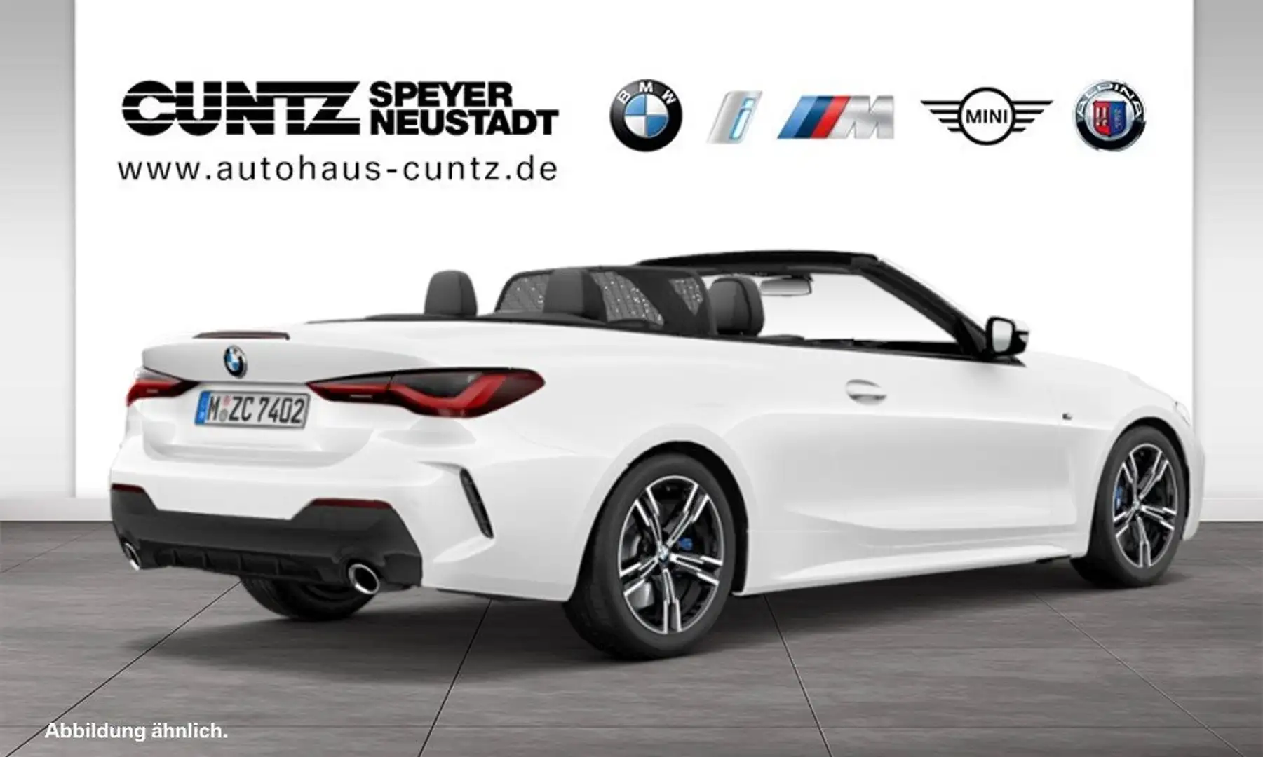 BMW 430 i Cabrio M SPORT/OPEN-AIR/LIVE COCKPIT PROF./HARMA Weiß - 2