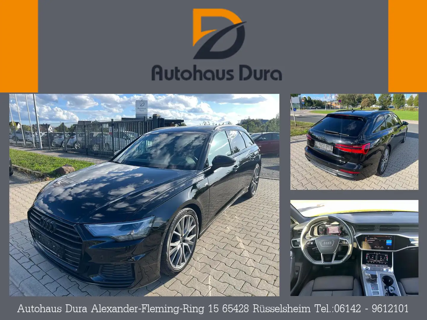 Audi A6 40 TDI S Line Aut. Navi+Led+Kamera+Shz Noir - 1