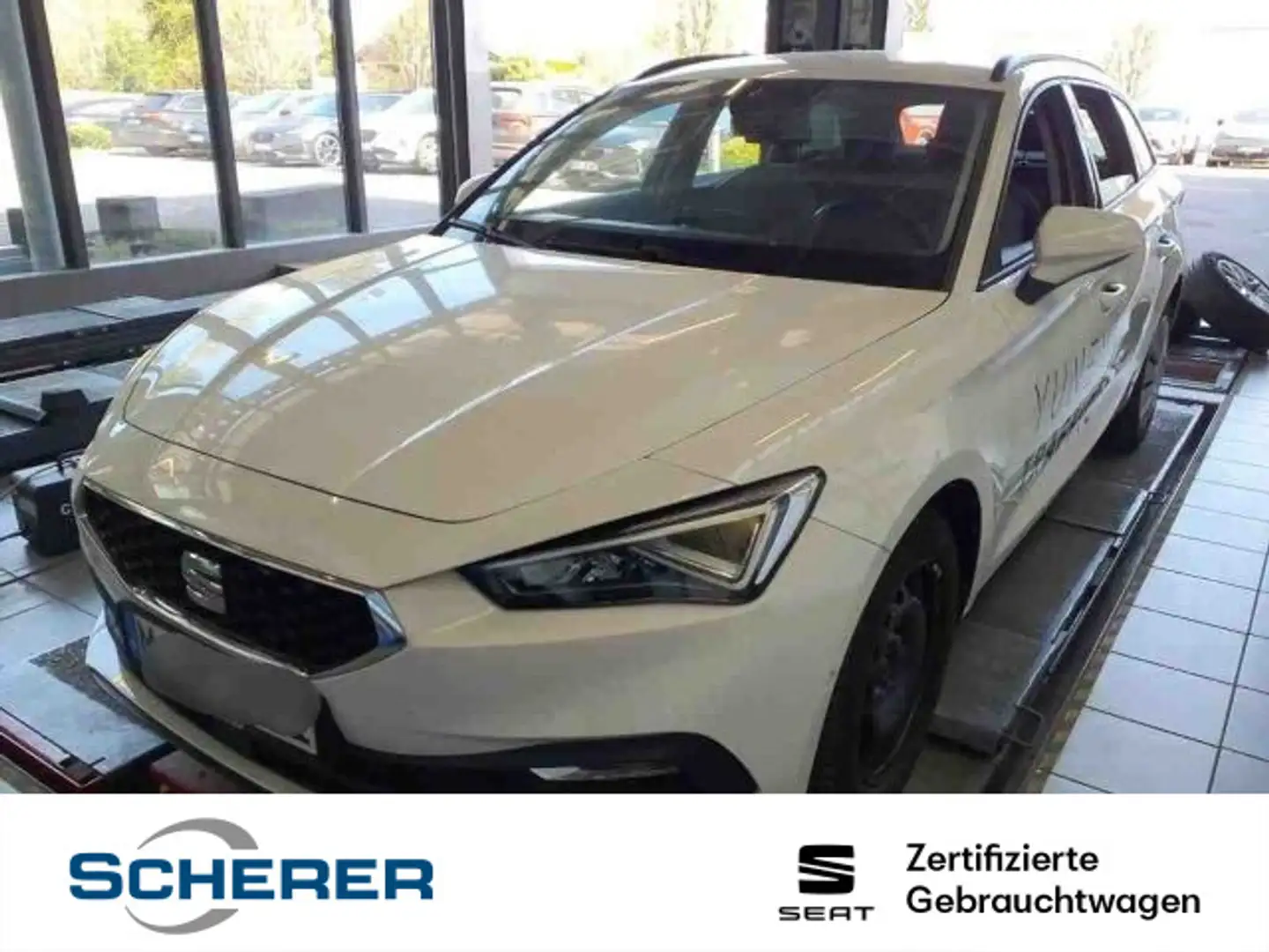 SEAT Leon Sportstourer Style 2.0 TDI DSG LED NAVI RFK Weiß - 1
