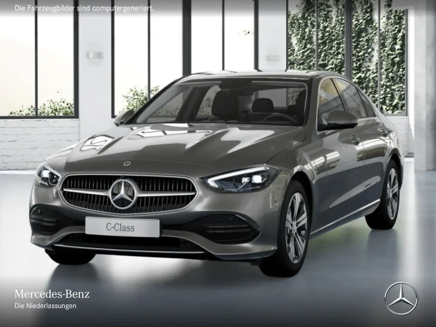 Mercedes-Benz C 180 AVANTG+360+LED+KEYLESS+9G Silber - 2