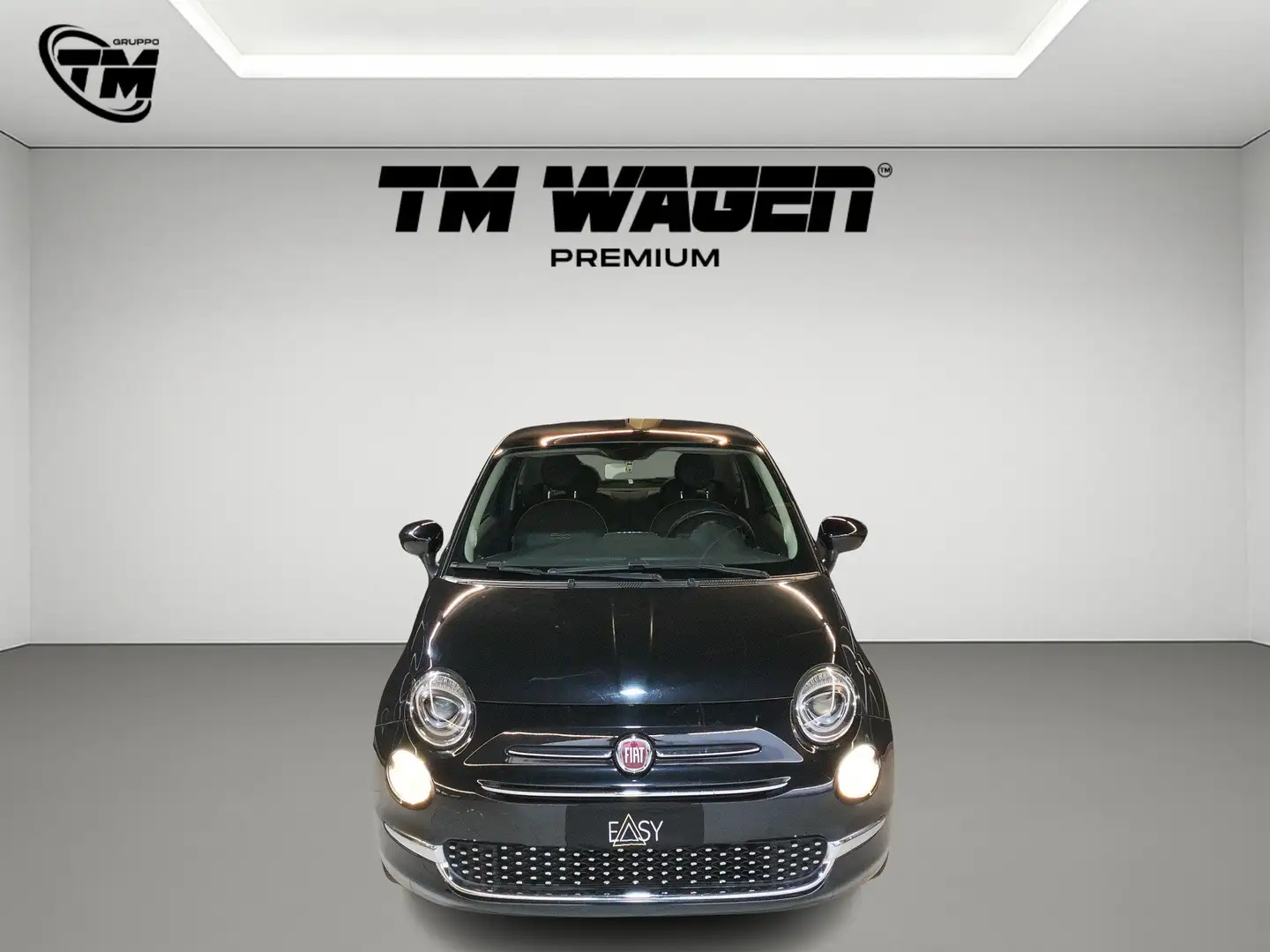 Fiat 500 1.2 Lounge 69cv dualogic Zwart - 2