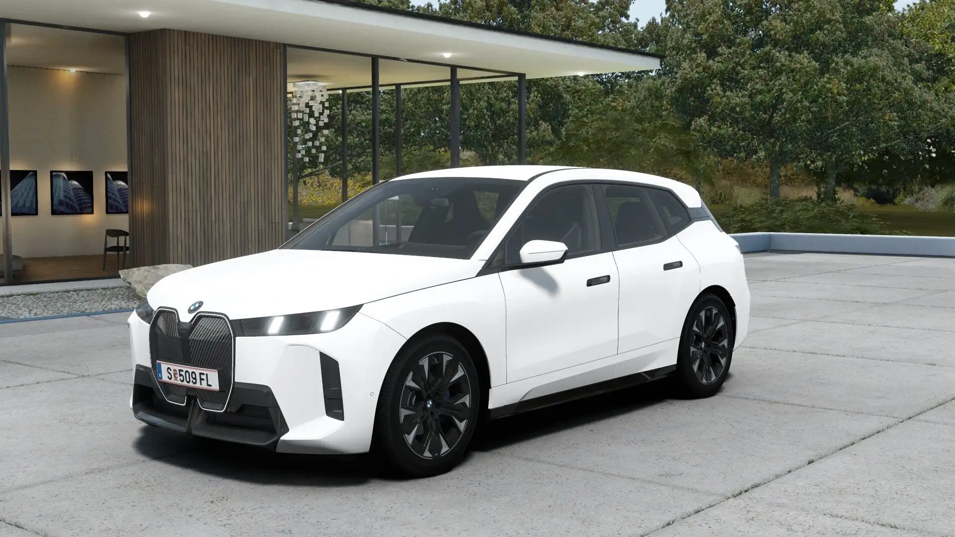 BMW iX xDrive45 I20 Bianco - 1