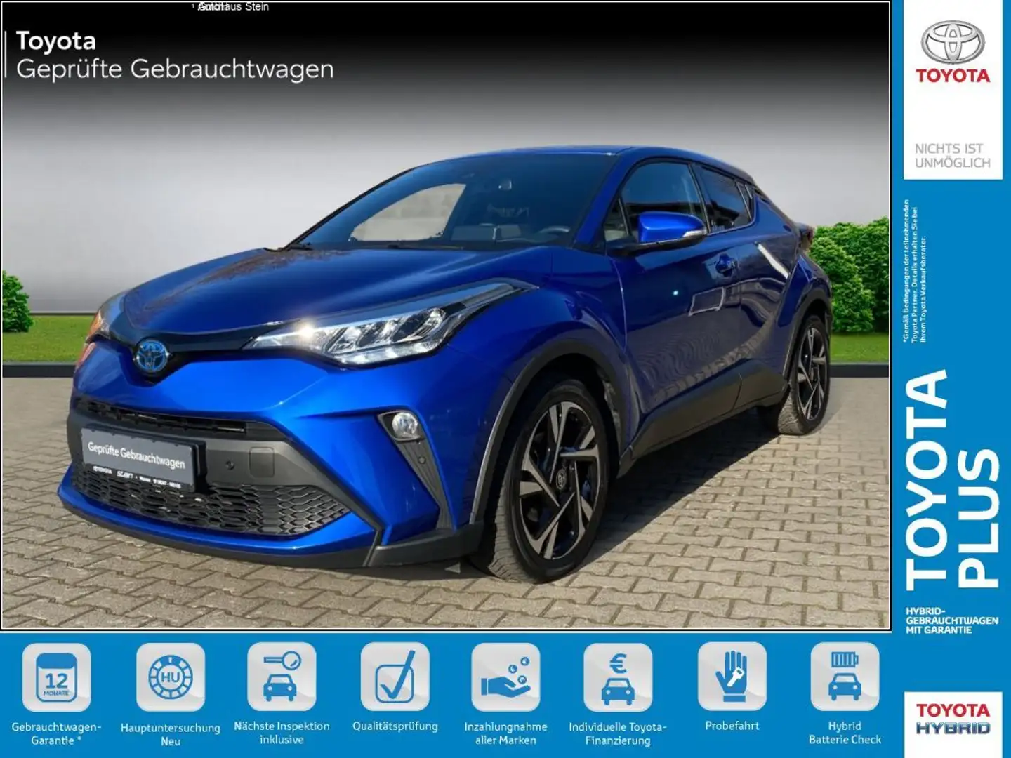Toyota C-HR 2.0 Hybrid Team Deutschland Blauw - 1