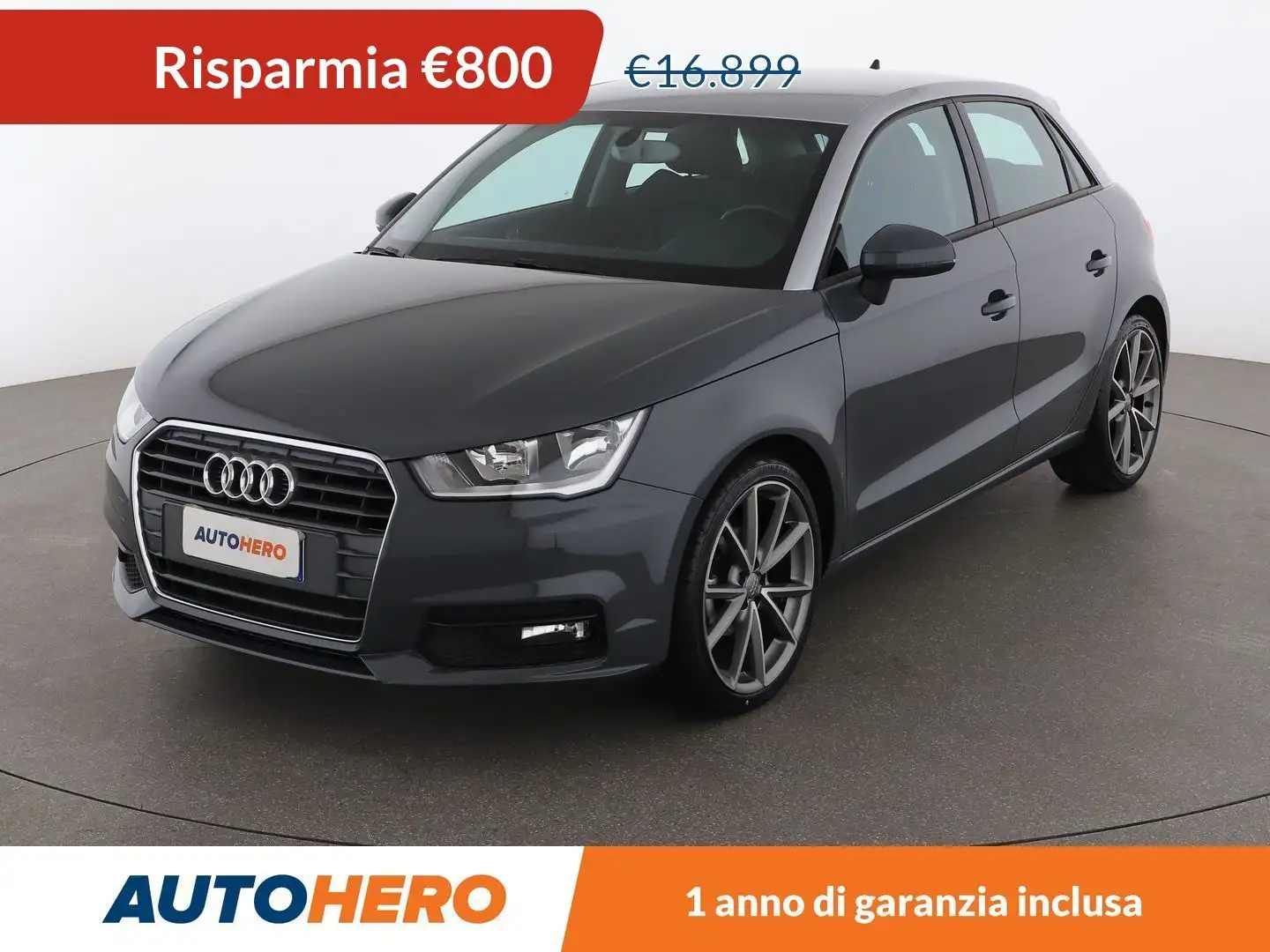 Audi A1 1.0 TFSI Sport S tronic Gris - 1