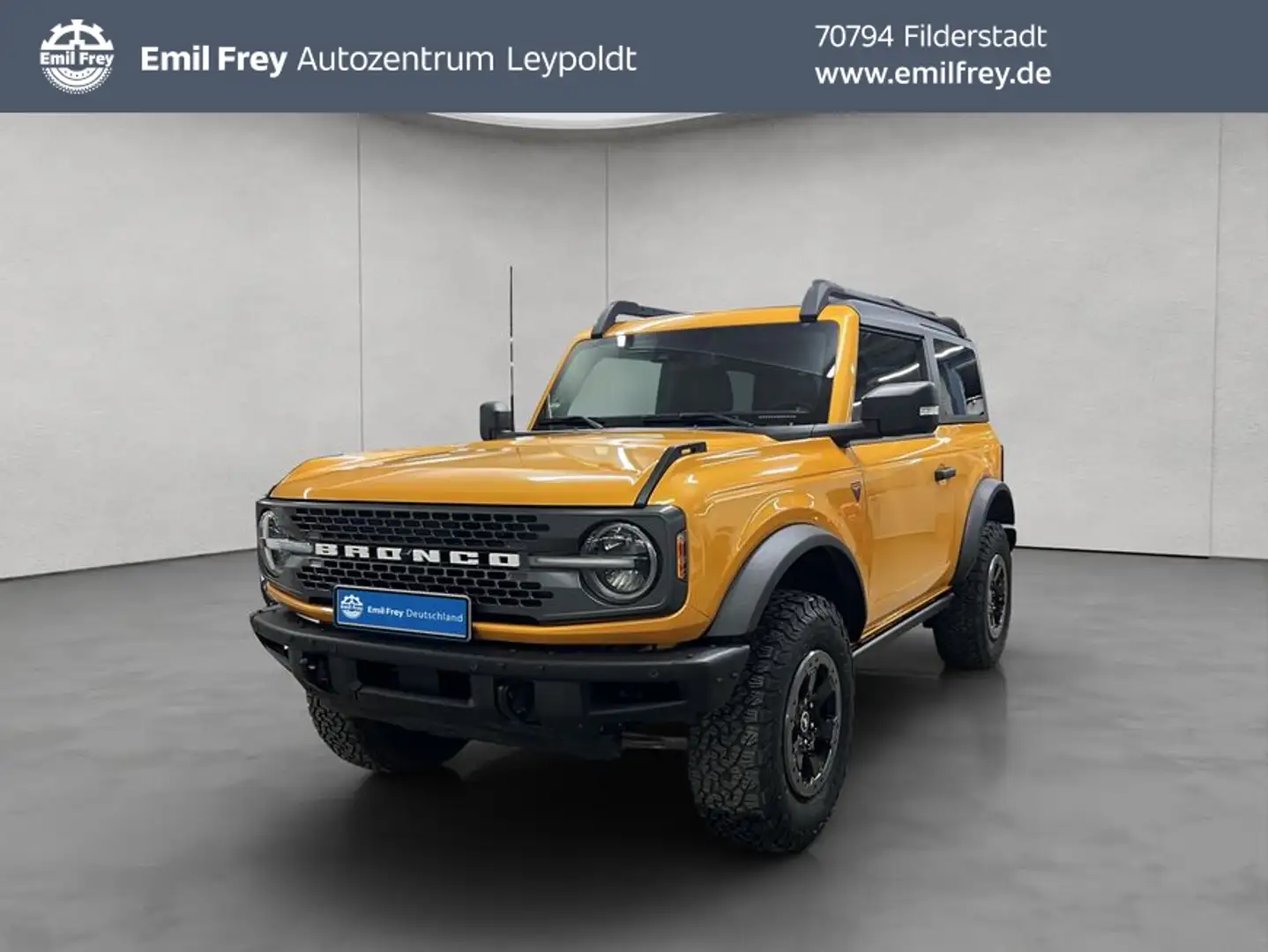 Ford Bronco 2.7 EcoBoost V6 Badlands 246 kW, 5-türig Gelb - 1