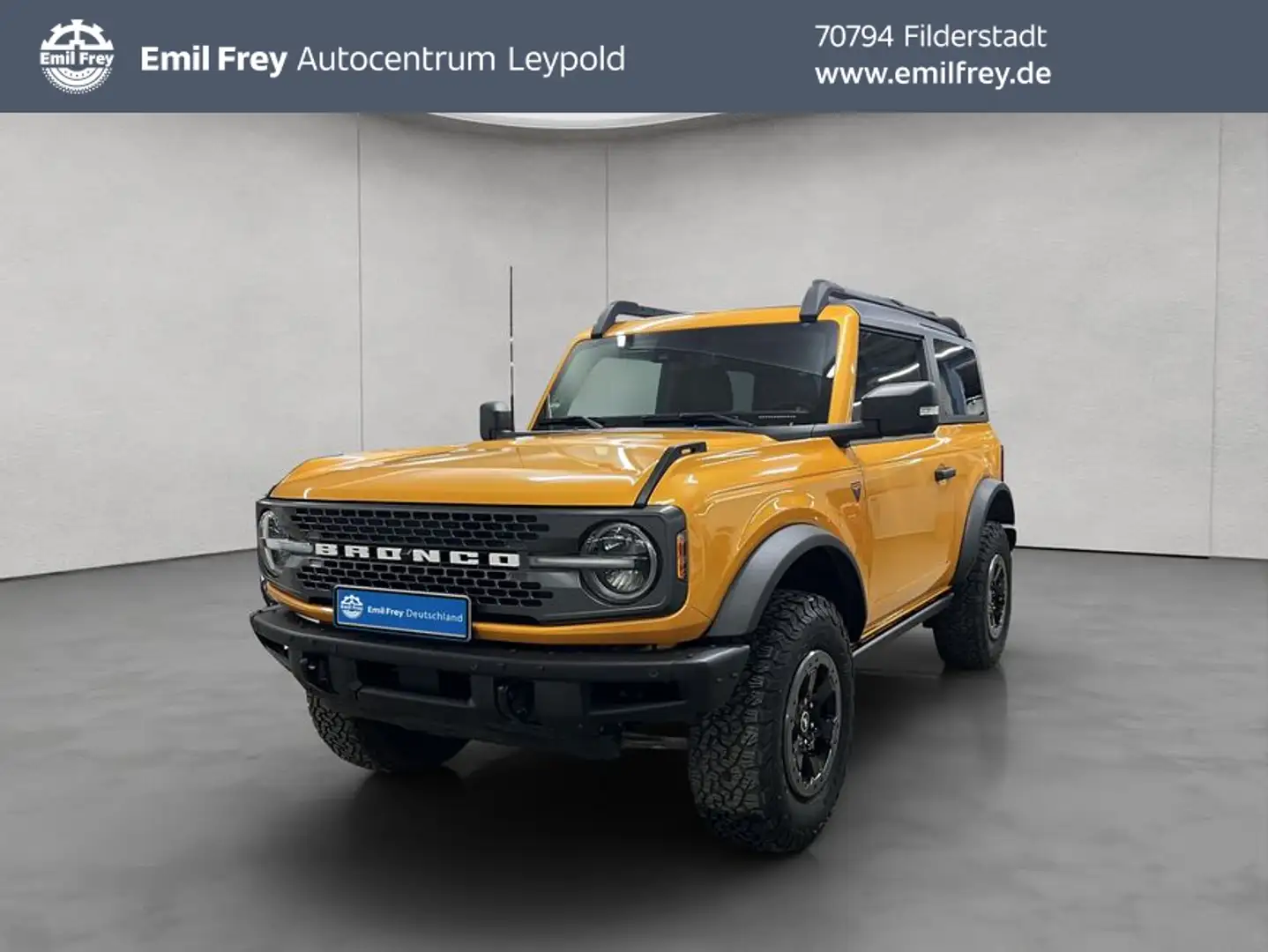 Ford Bronco 2.7 EcoBoost V6 Badlands 246 kW, 5-türig Jaune - 1