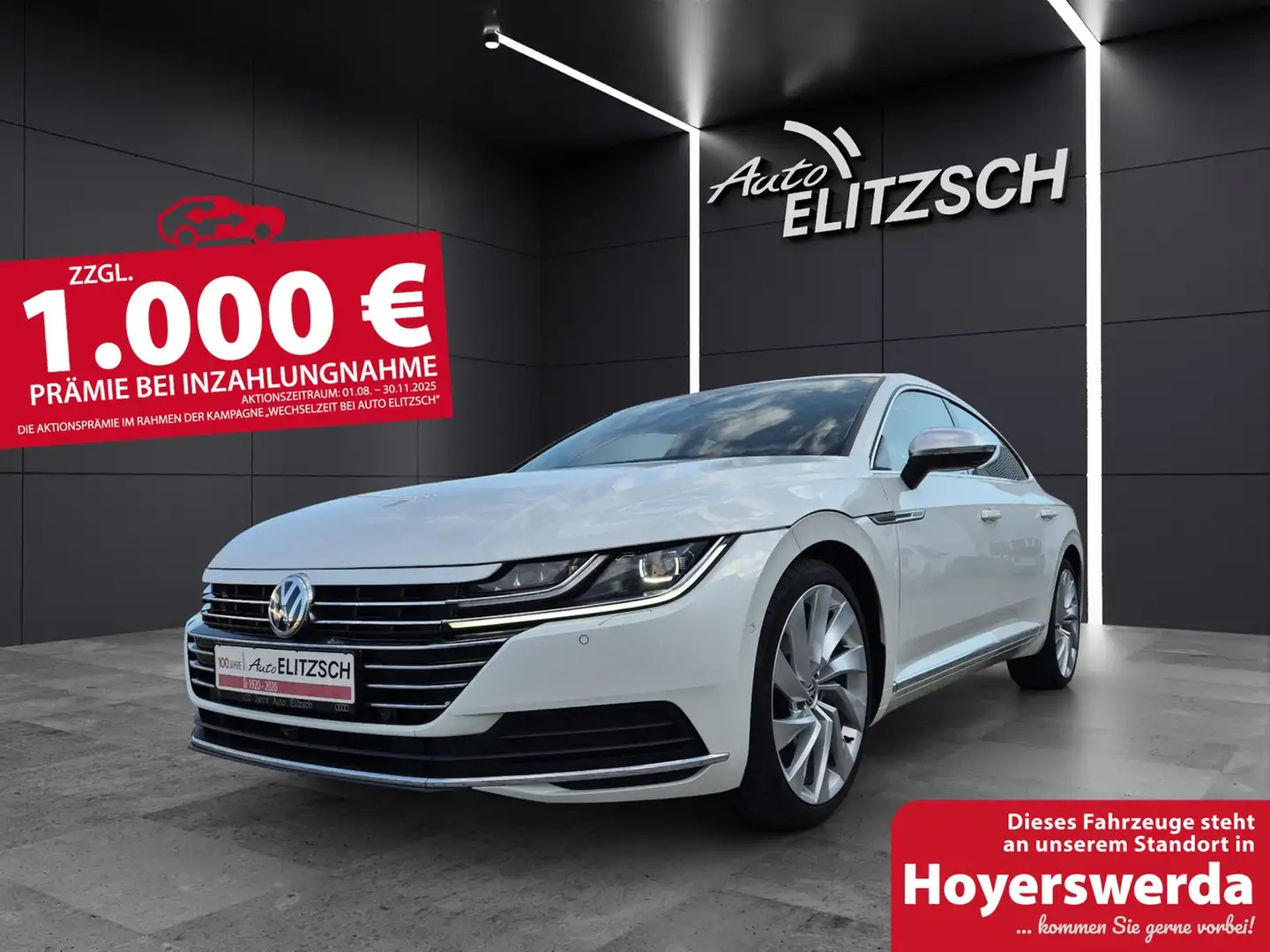 Volkswagen Arteon Elegance TDI Matrix ACC DCC 20" 360° Kamera Navi Weiß - 1