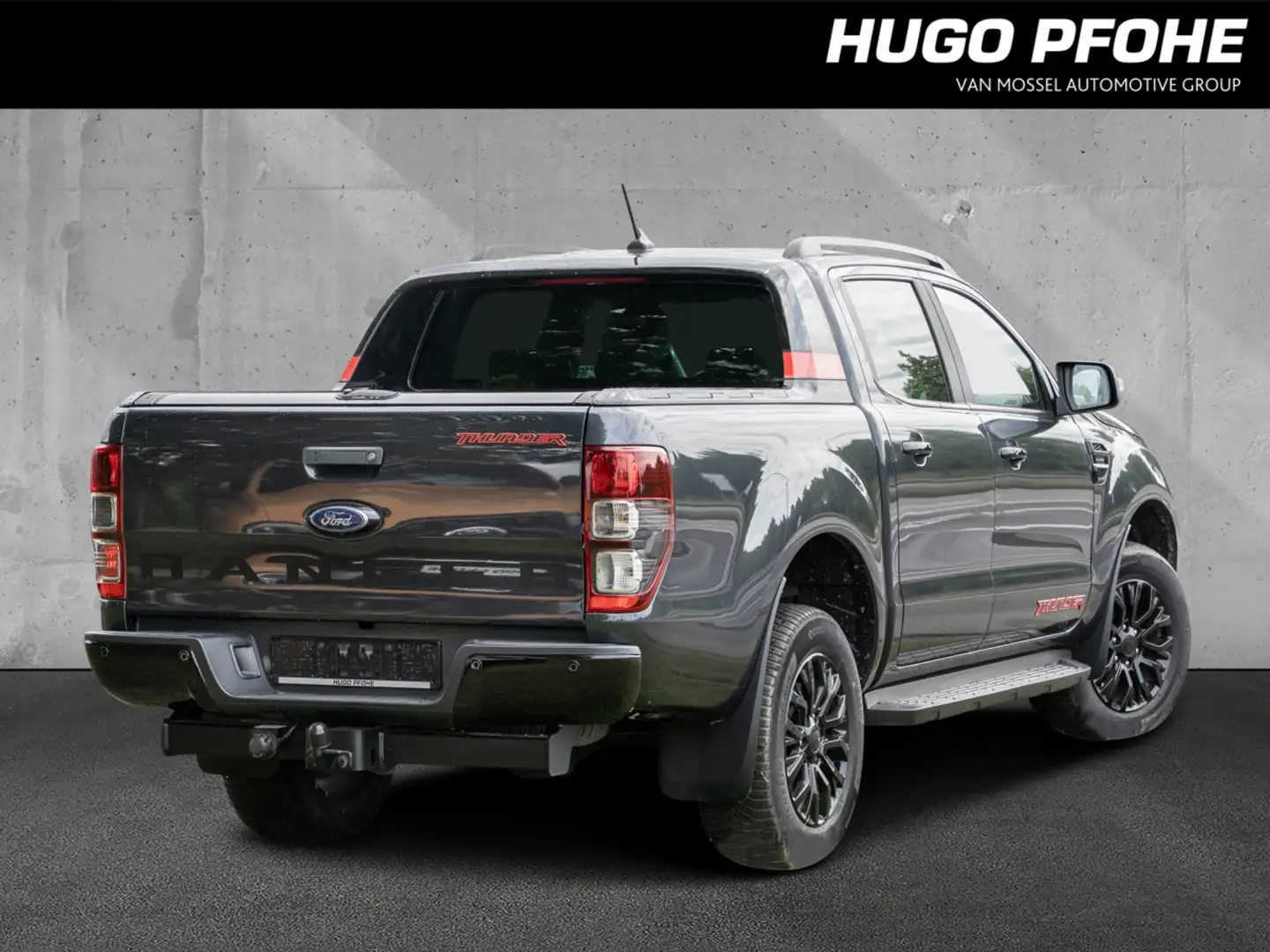 Ford Ranger Thunder 4x4 |AHK|ACC|NAVI|RFK|SHZ|WSHZ Gris - 2