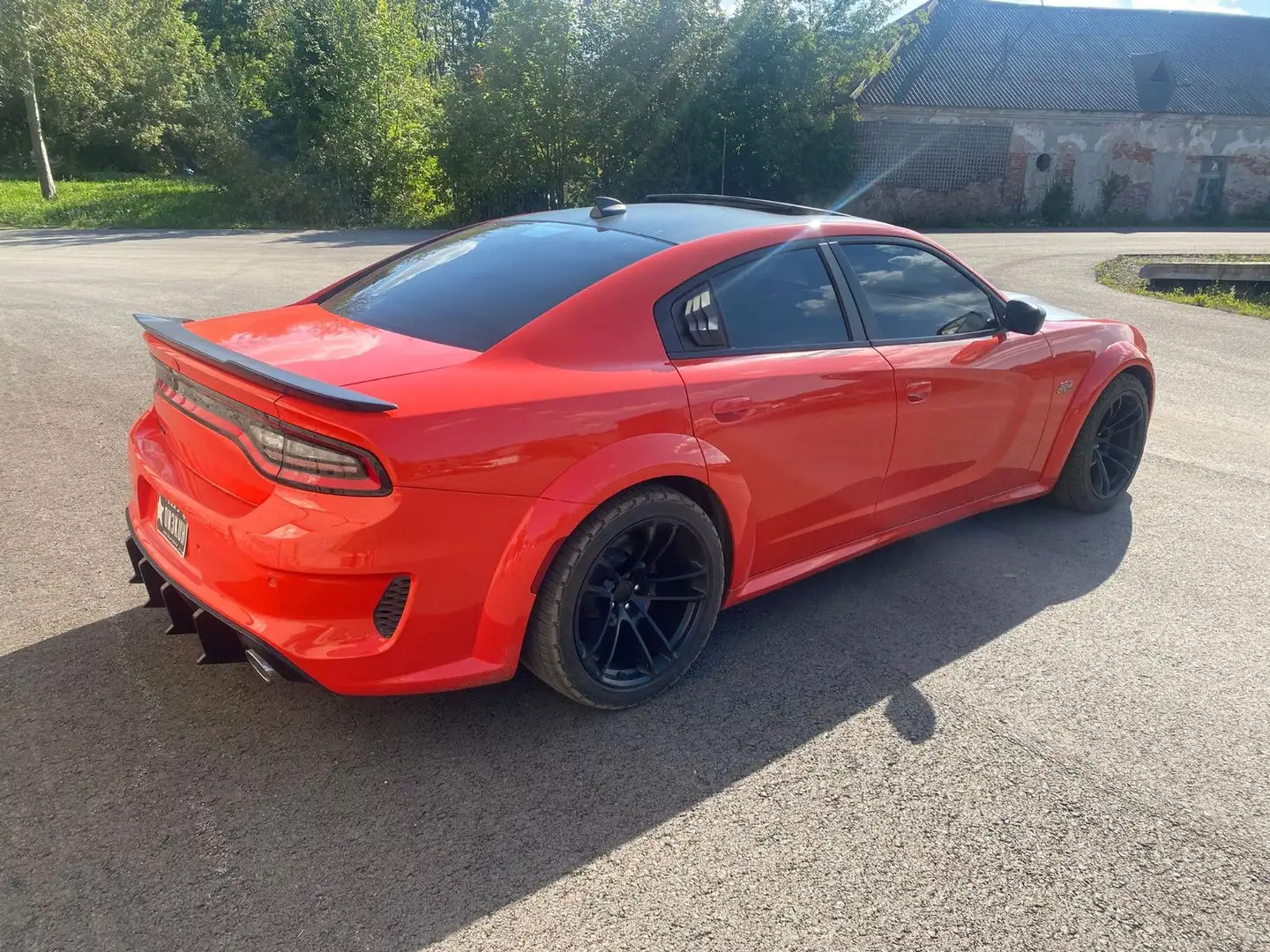 Dodge Charger *6.4 Hemi*Widebody*Navi*SCATPack*1.Hand* Orange - 2