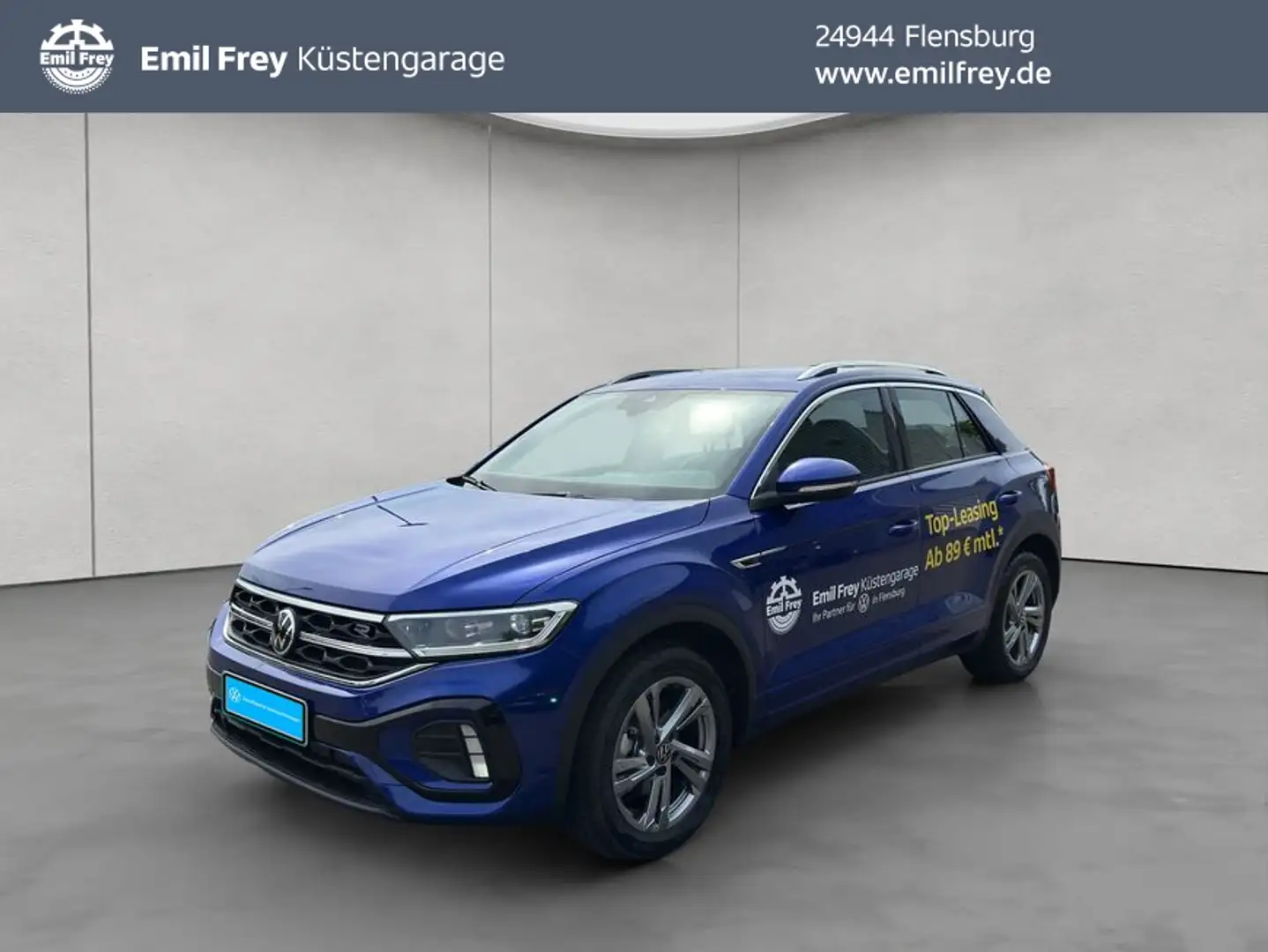 Volkswagen T-Roc 1.5 TSI -R-Line DSG ACC/ App-Connect/ LED Azul - 1