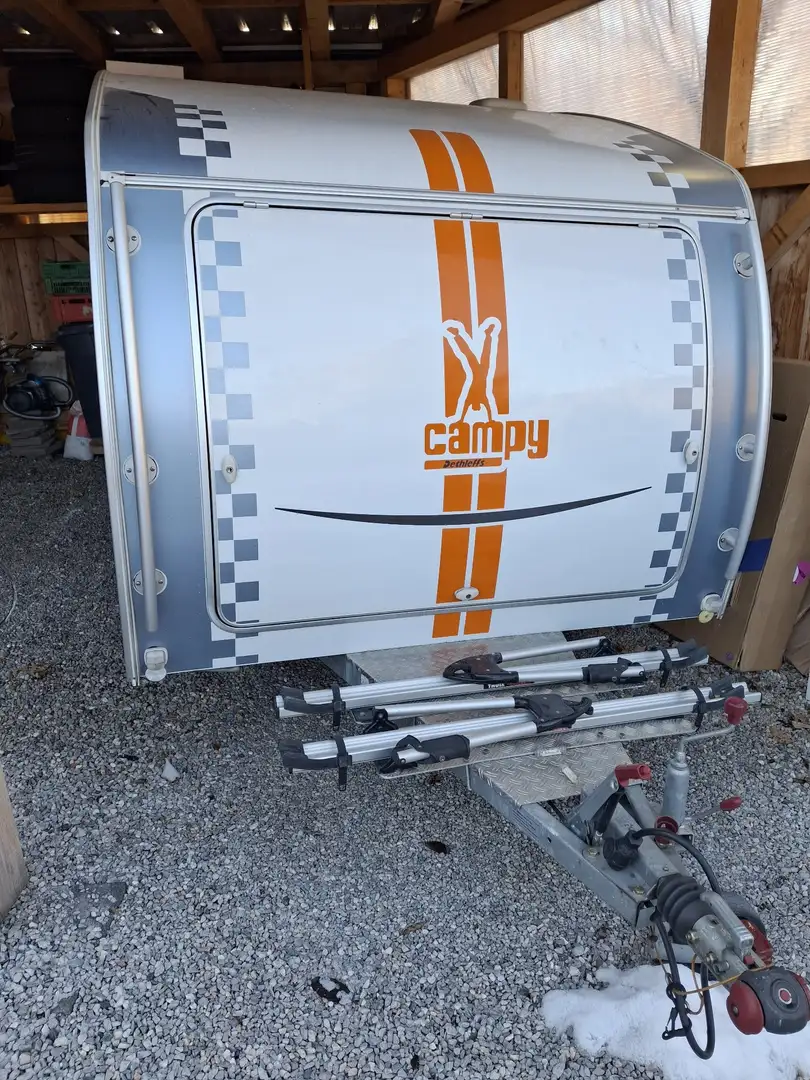 Caravans-Wohnm Dethleffs campy mit großer Bugklappe für Fahrräder - 1