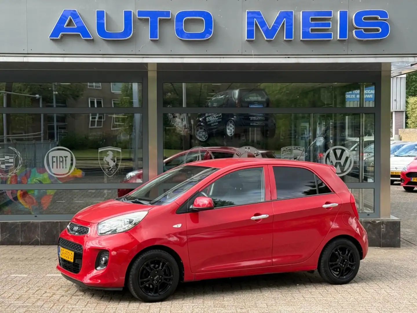 Kia Picanto 1.0 CVVT First Edition LED Clima Cruise Rood - 1