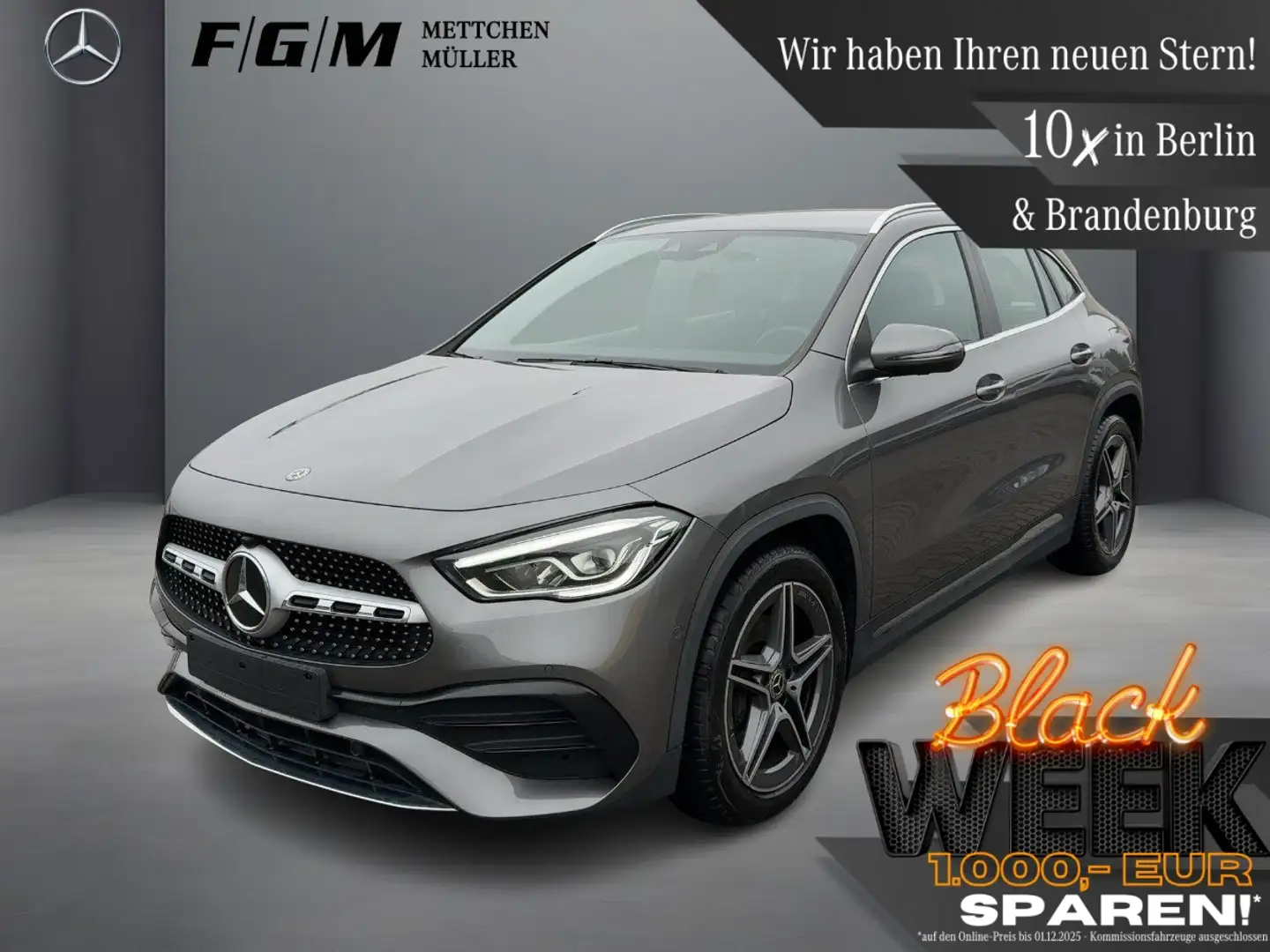 Mercedes-Benz GLA 220 d 4M AMG Line TWA|Sitzhz|EASY-PACK|Kam Grau - 1