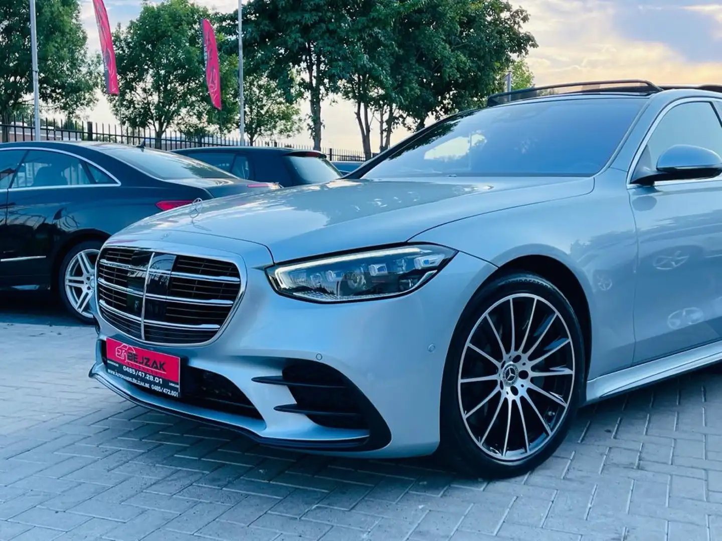 Mercedes-Benz S 350 d 4Matic 9G-TRONIC Full Optie AMG-Line Nieuwstaat Gümüş rengi - 2