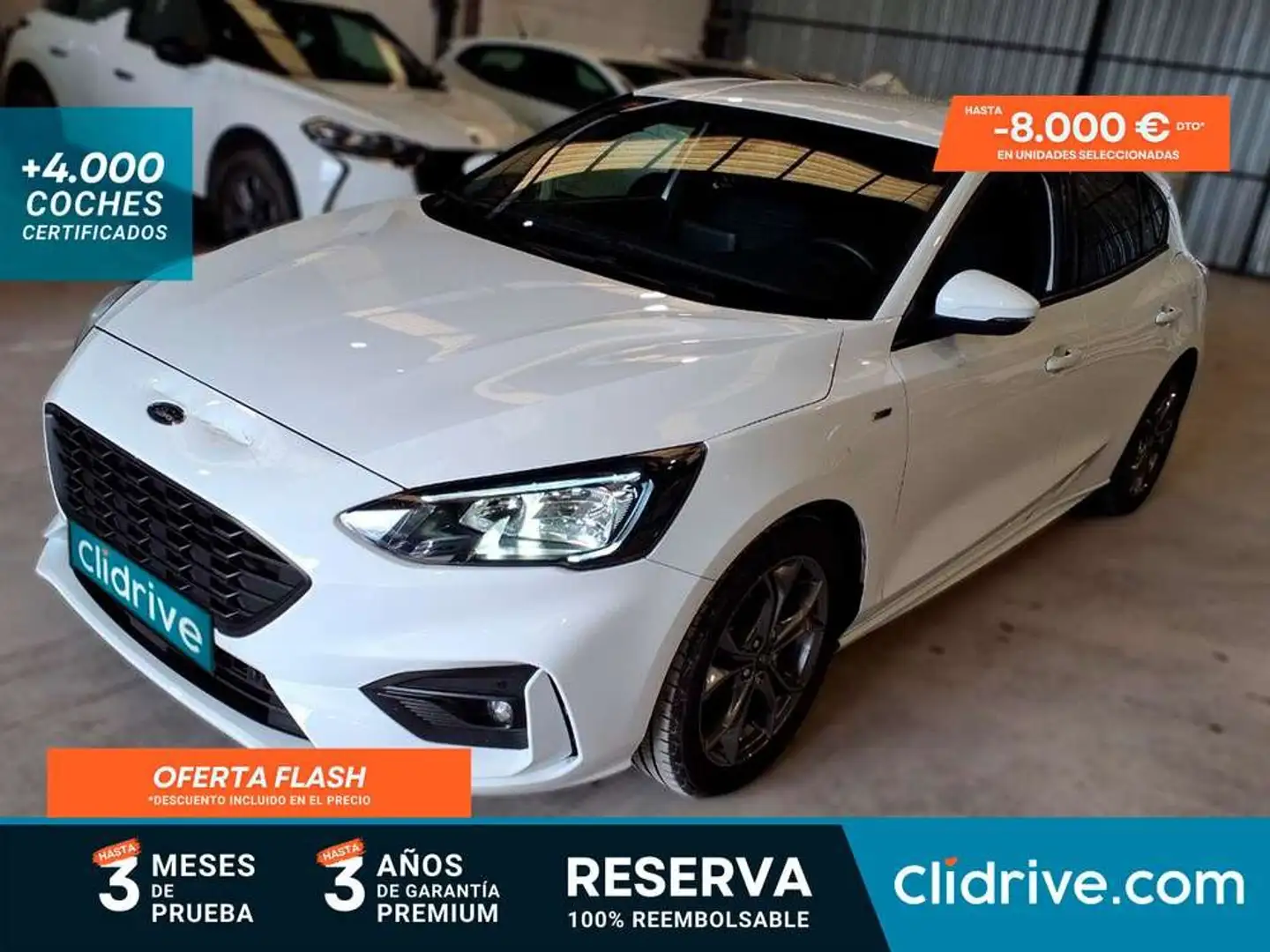 Ford Focus 1.0 Ecoboost MHEV 92kW ST-Line Blanco - 1