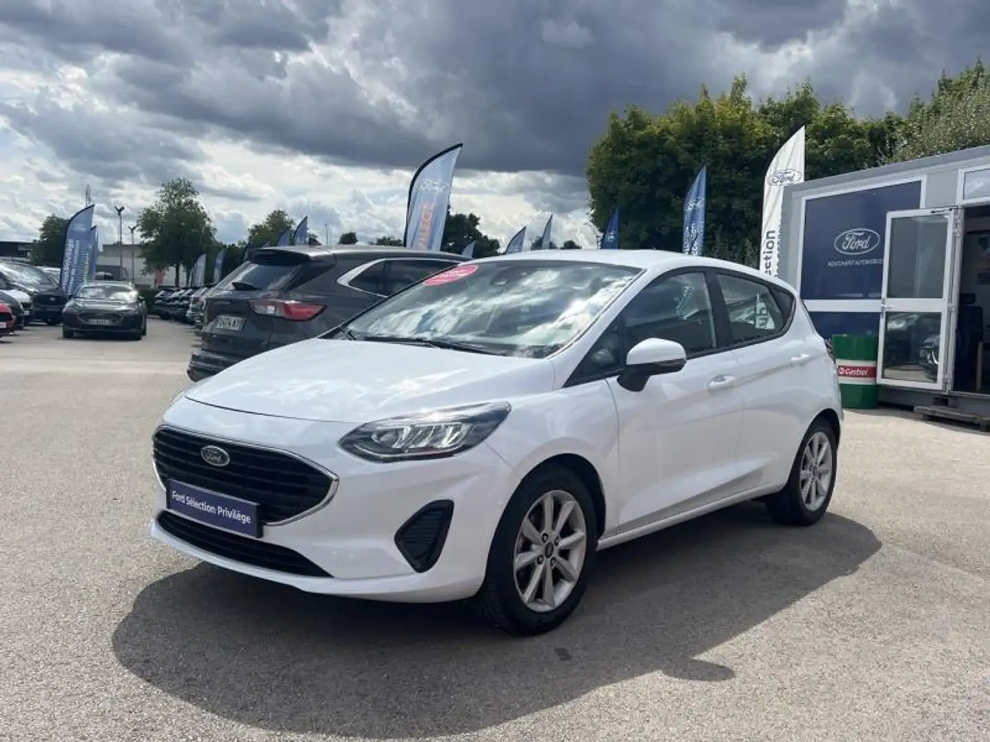 Ford Fiesta 1.0 EcoBoost 95ch Cool \u0026 Connect 5p Blanc - 1