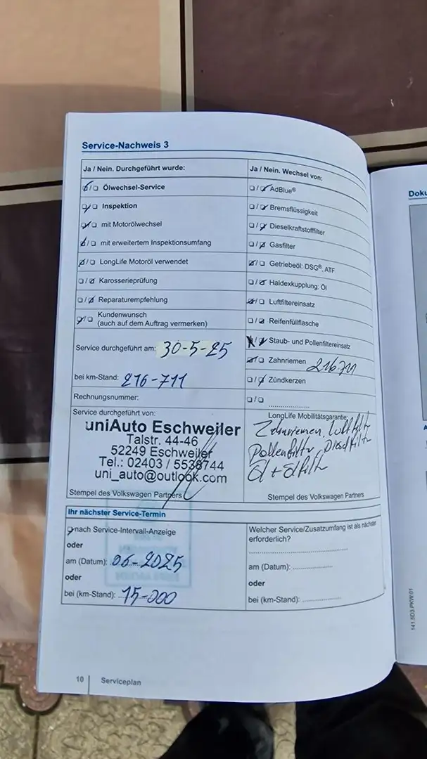 Volkswagen Beetle Lim. Basis-Alus-Pdc-Zahnriemen Neu Insp Noir - 2