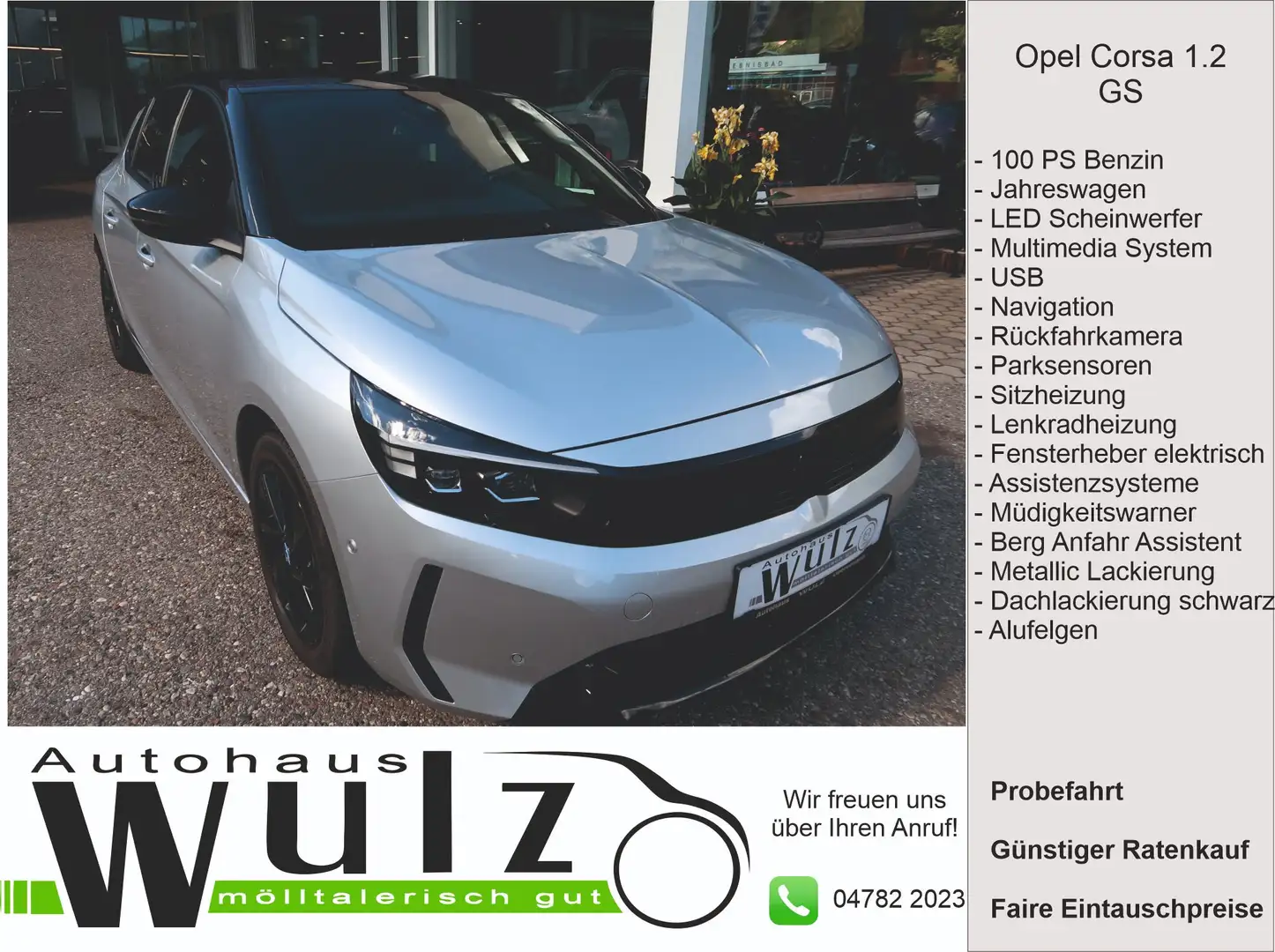 Opel Corsa 1.2 GS Argent - 1