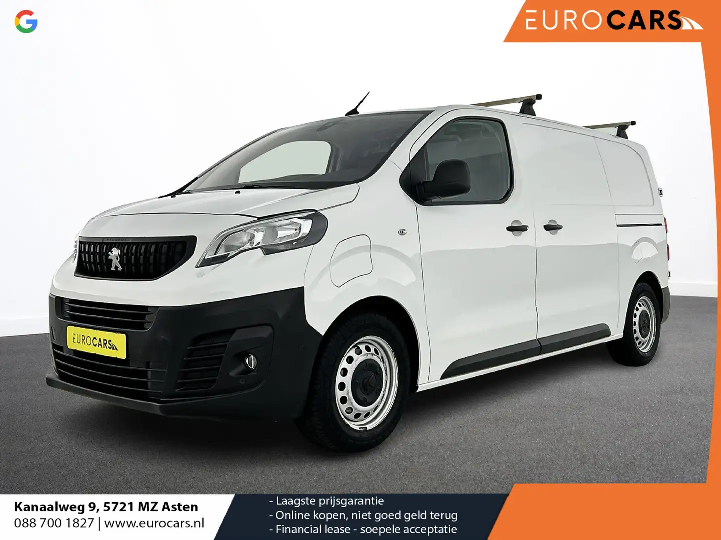 Peugeot e-Expert Standard Premium 75 kWh Airco Navi App Connect Cru Wit - 1