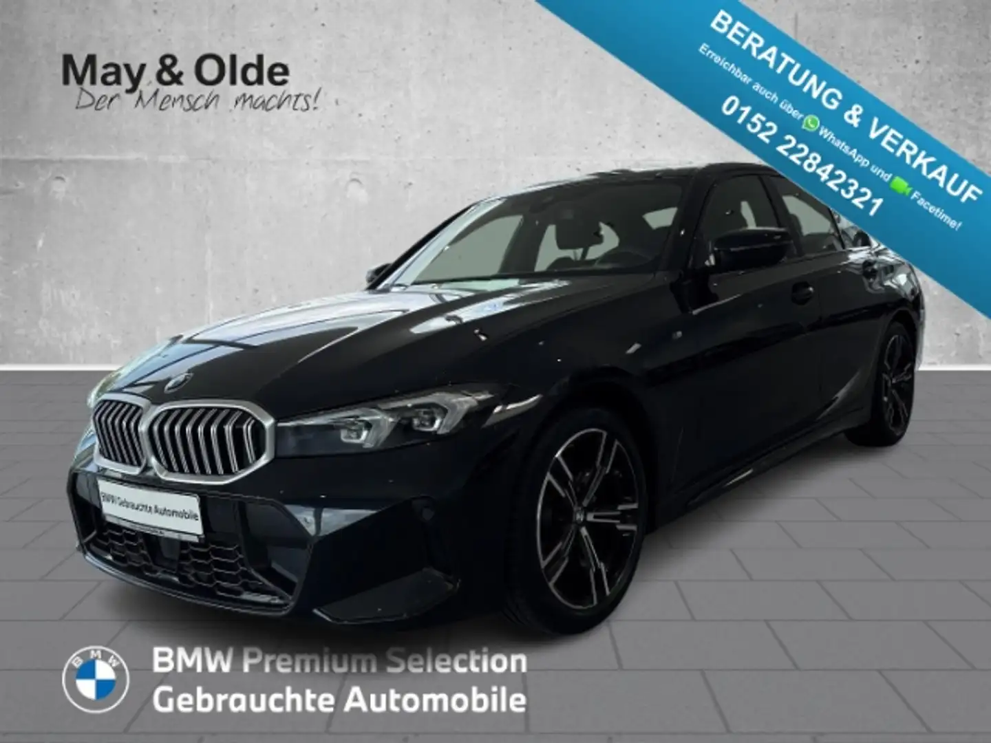 BMW 320 I xDRIVE M SPORT NAVI RFK LED ACC HIFI Noir - 1