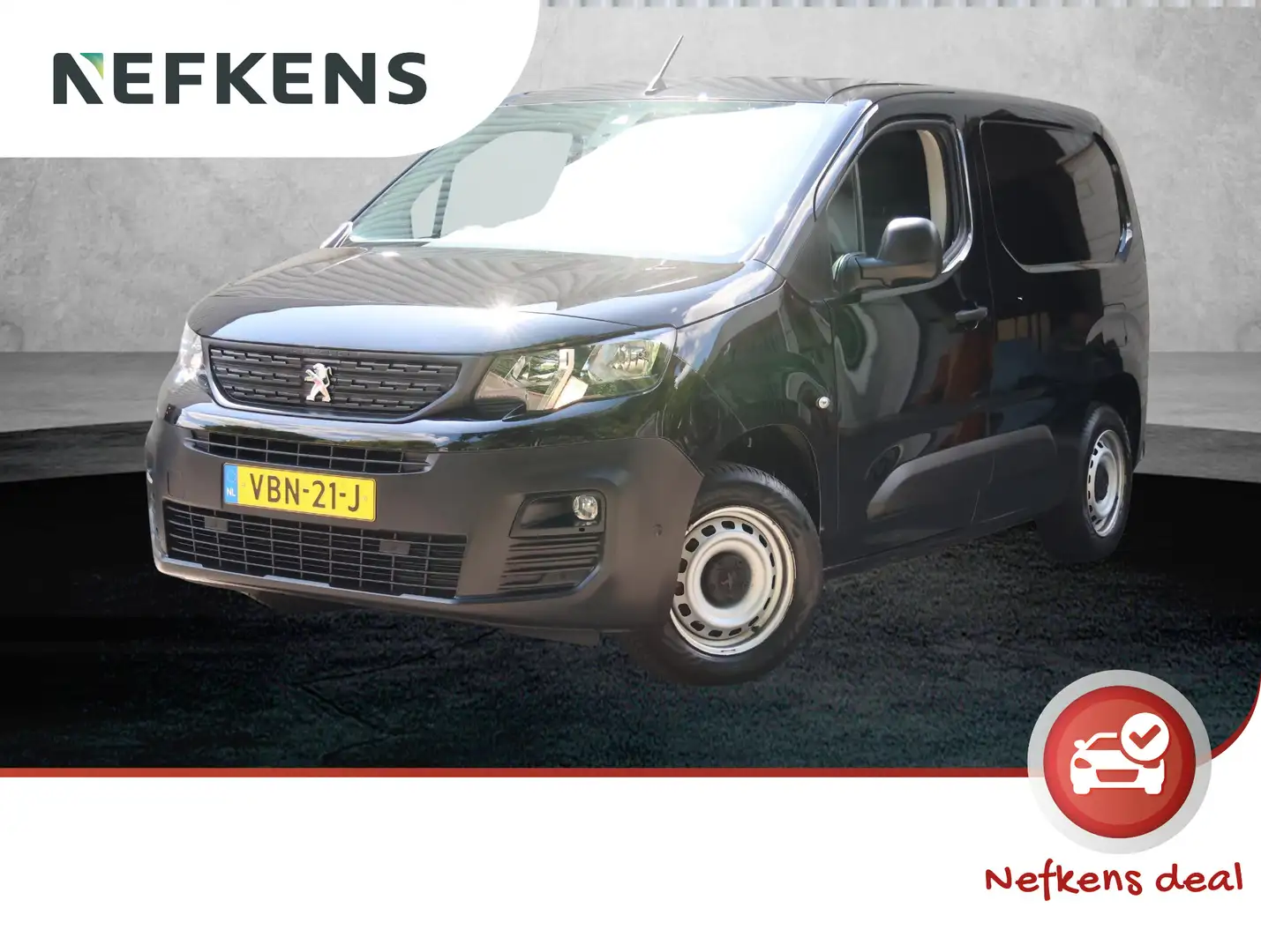 Peugeot Partner 1.5 BlueHDI Asphalt | Rondom camera's | Navigatie Zwart - 1