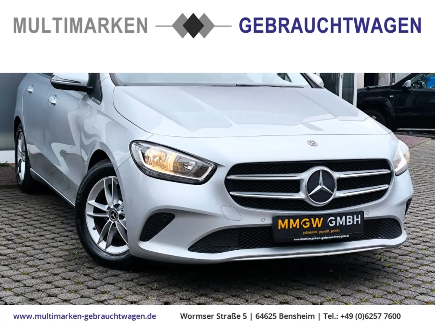 Mercedes-Benz B 180 Style EU6d-T Navi/DigitalesCockpit/ElHeckklap Silber - 2