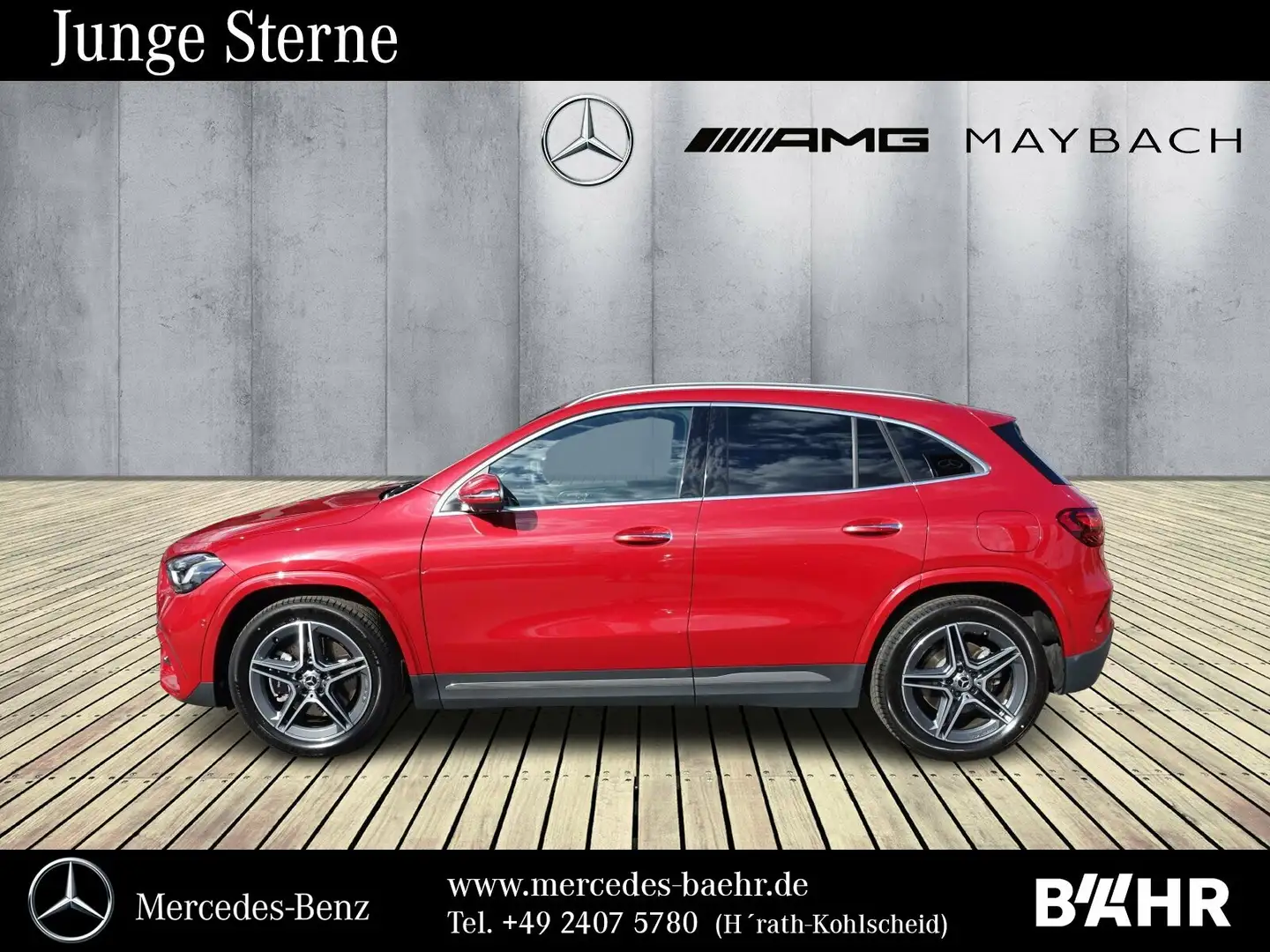 Mercedes-Benz GLA 220 GLA 220 d 4M AMG/MBUX/LED/Distronic/Burmester Navi Rosso - 2