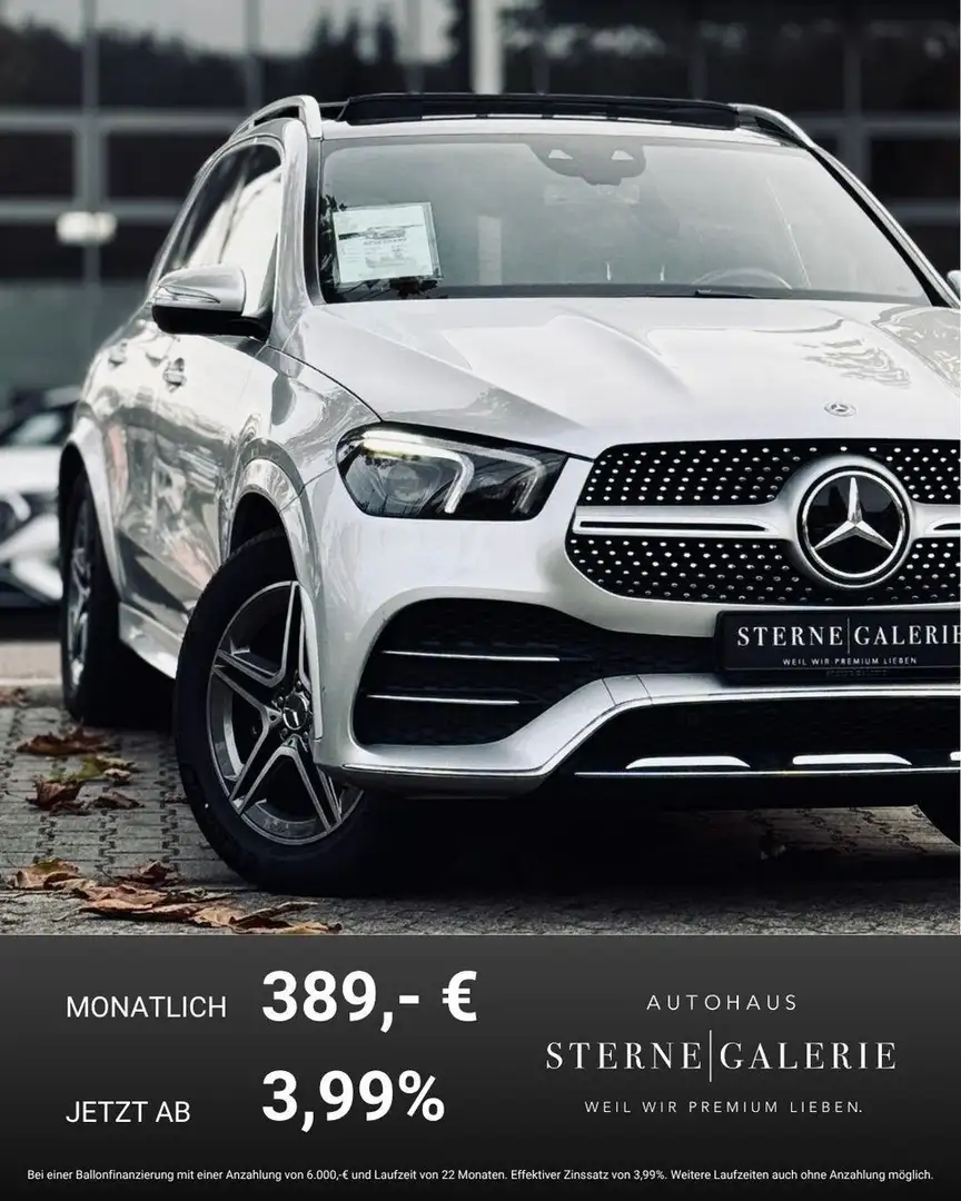 Mercedes-Benz GLE 350 d DISTRO+/AIRMATIC/AHK/PANO/360°/BURM Argent - 1
