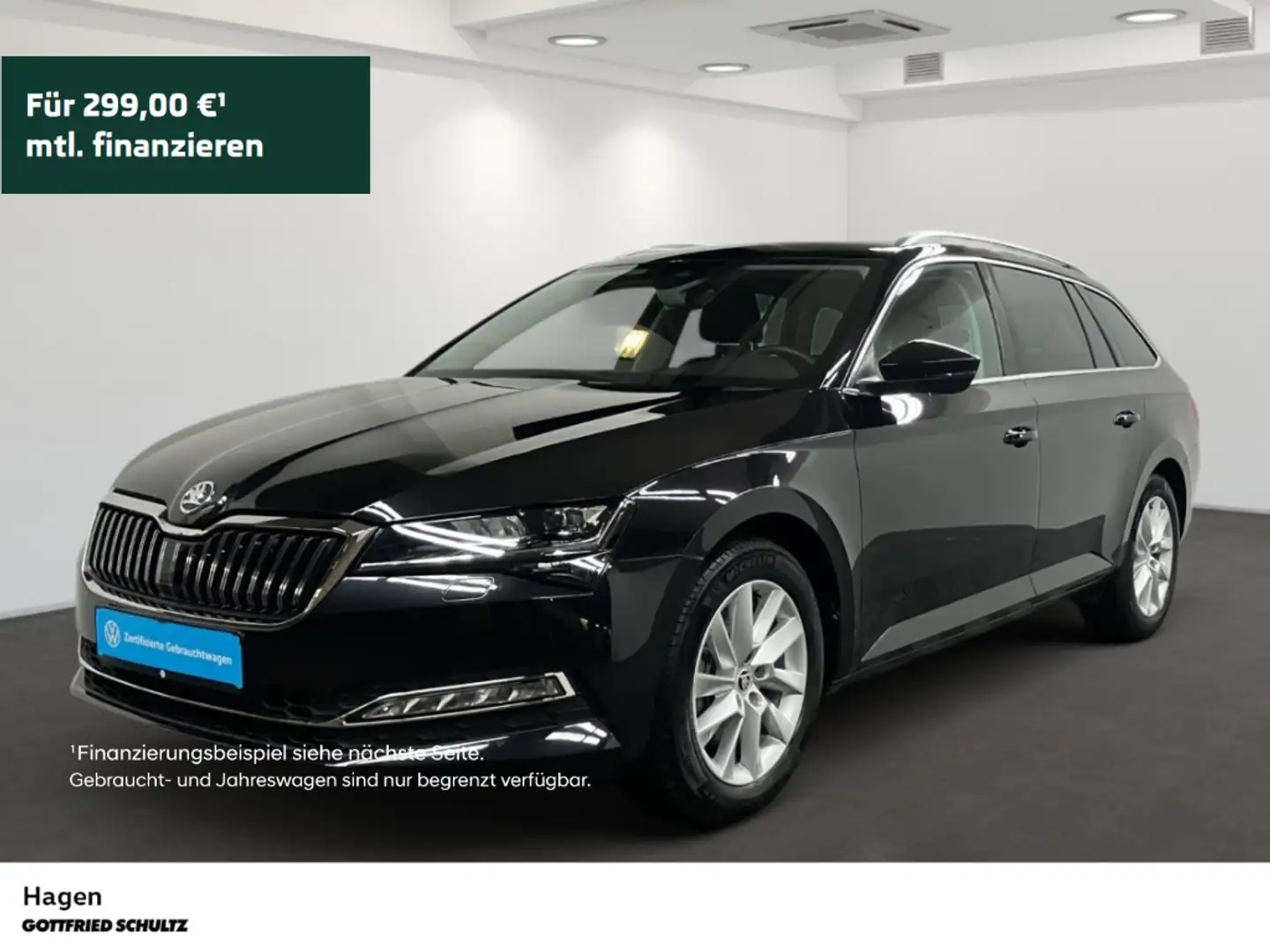 Skoda Superb Combi 1.5 TSI DSG LED NAV AHK ACC SHZ Style Schwarz - 1