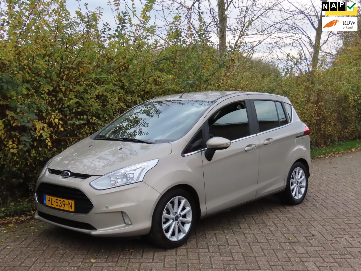 Ford B-Max 1.0 EcoBoost Titanium *1e EIG ! *Cruise *Navi *Cam Grijs - 1
