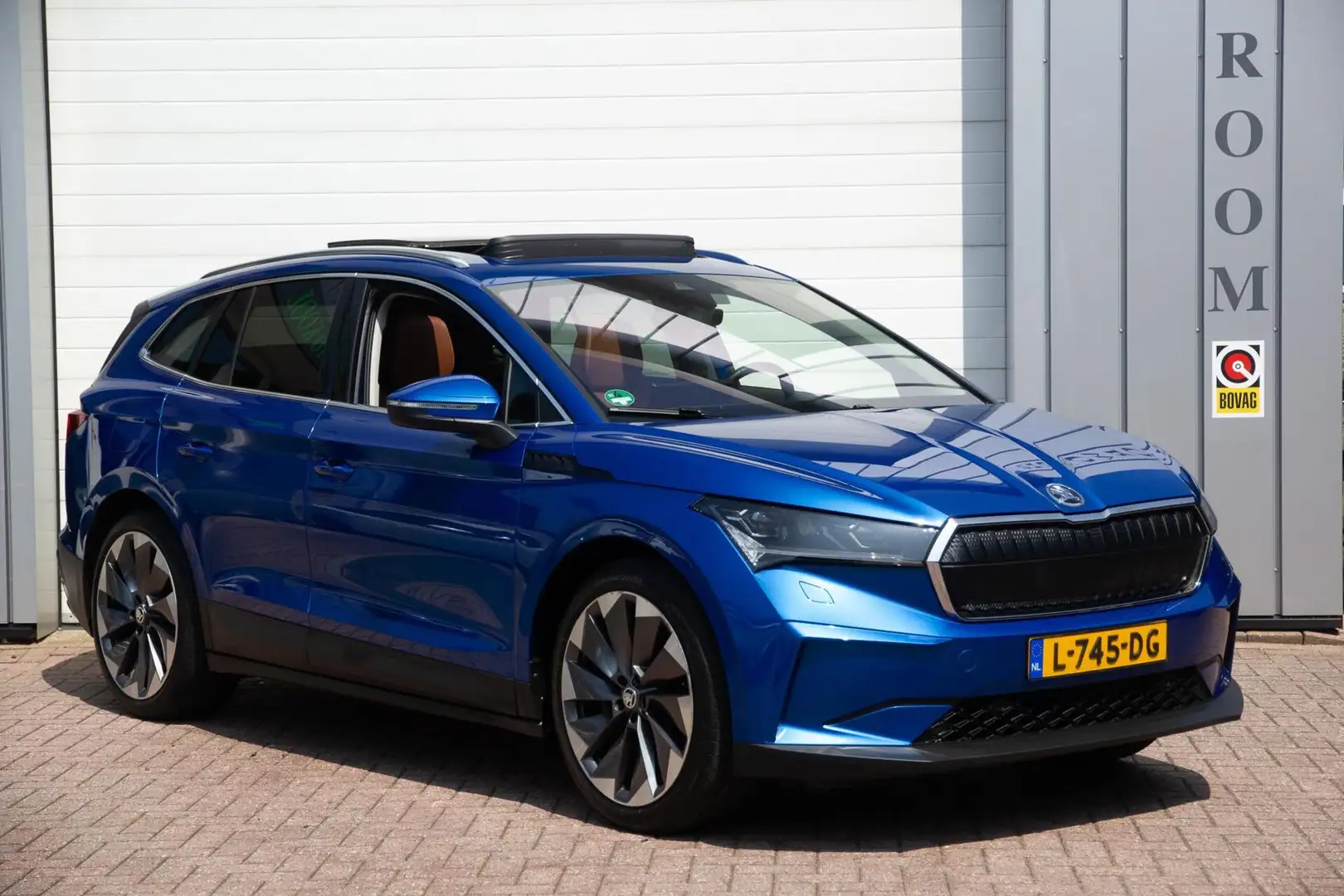 Skoda Enyaq iV 80 Sportline + Panoramadak / Leder VOL Bleu - 2