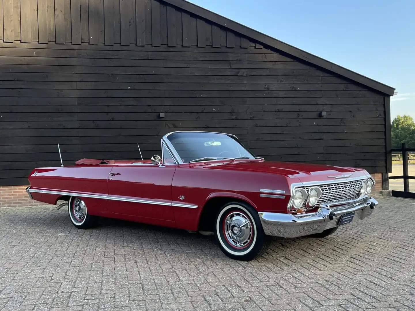 Chevrolet Impala SS Convertible 1963 Gerestaureerd NL-kenteken Rosso - 1