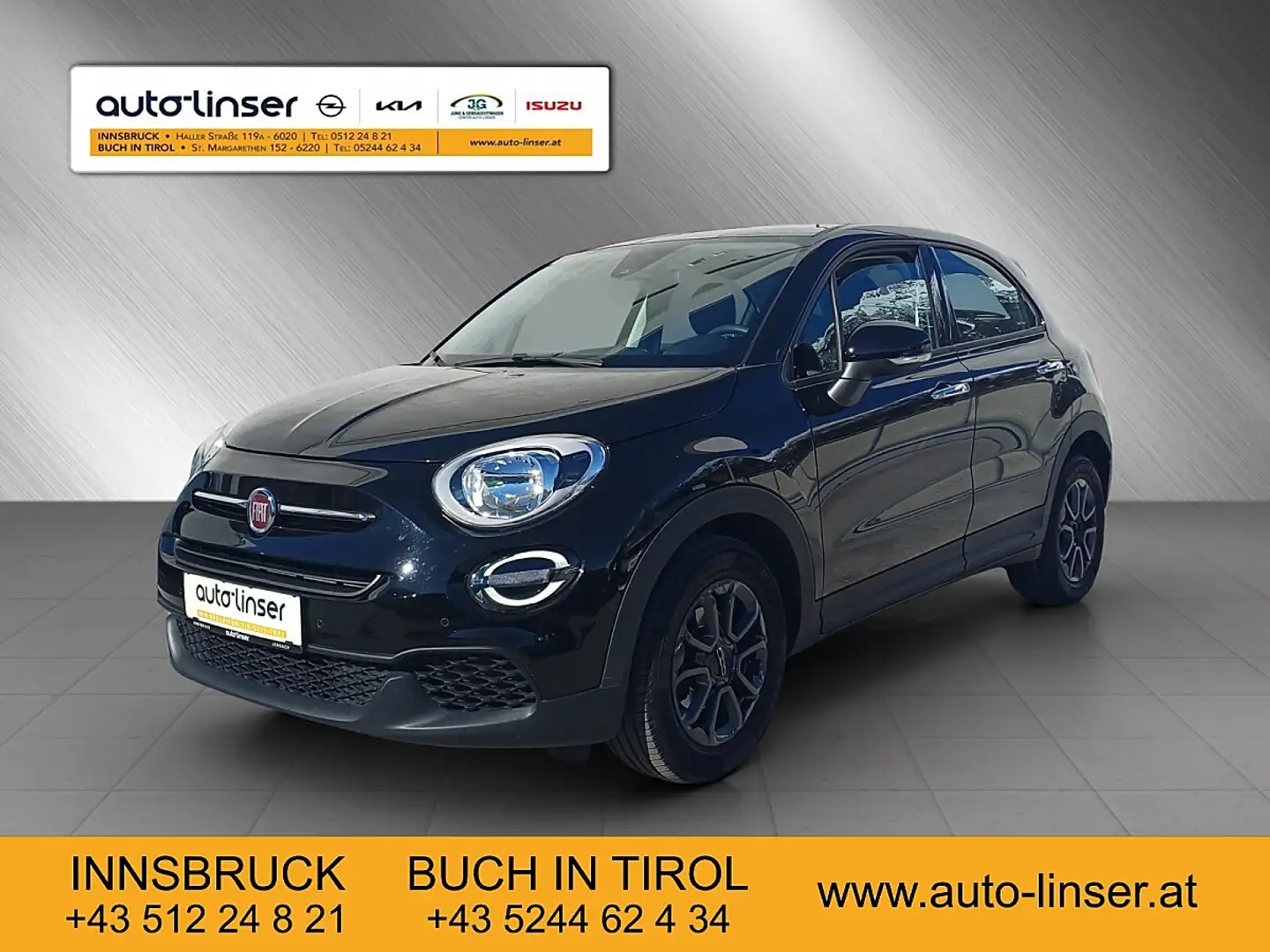 Fiat 500X FireFly Turbo 120 Lounge Schwarz - 1