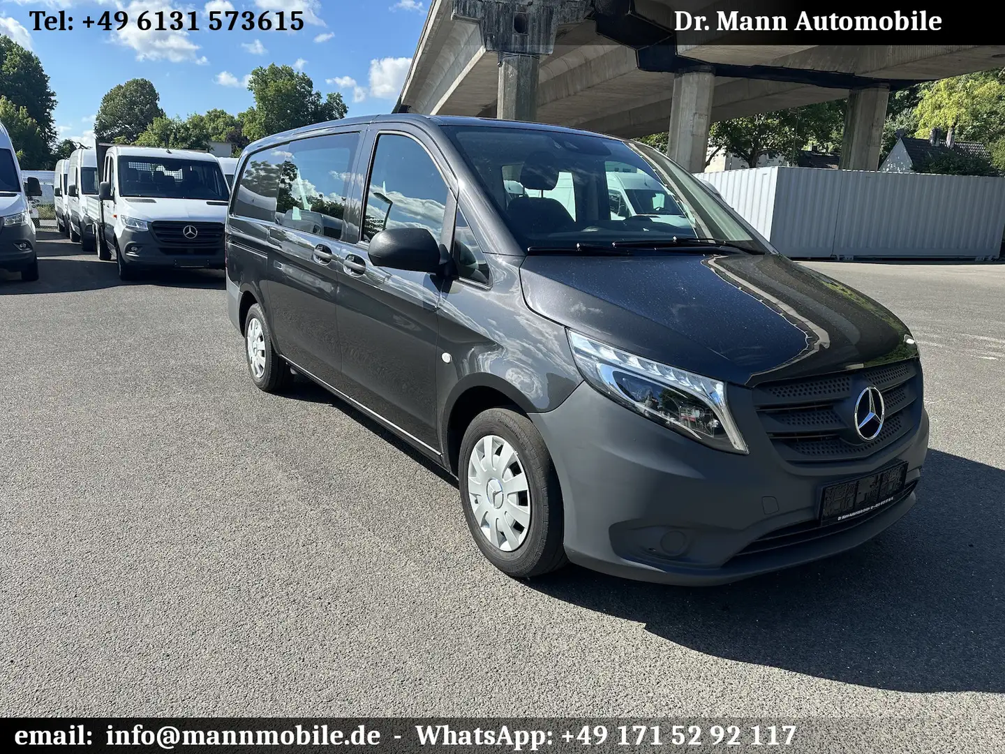 Mercedes-Benz Vito 116 CDI RWD lang Mixto AHK LED Komfortsitze Grau - 1