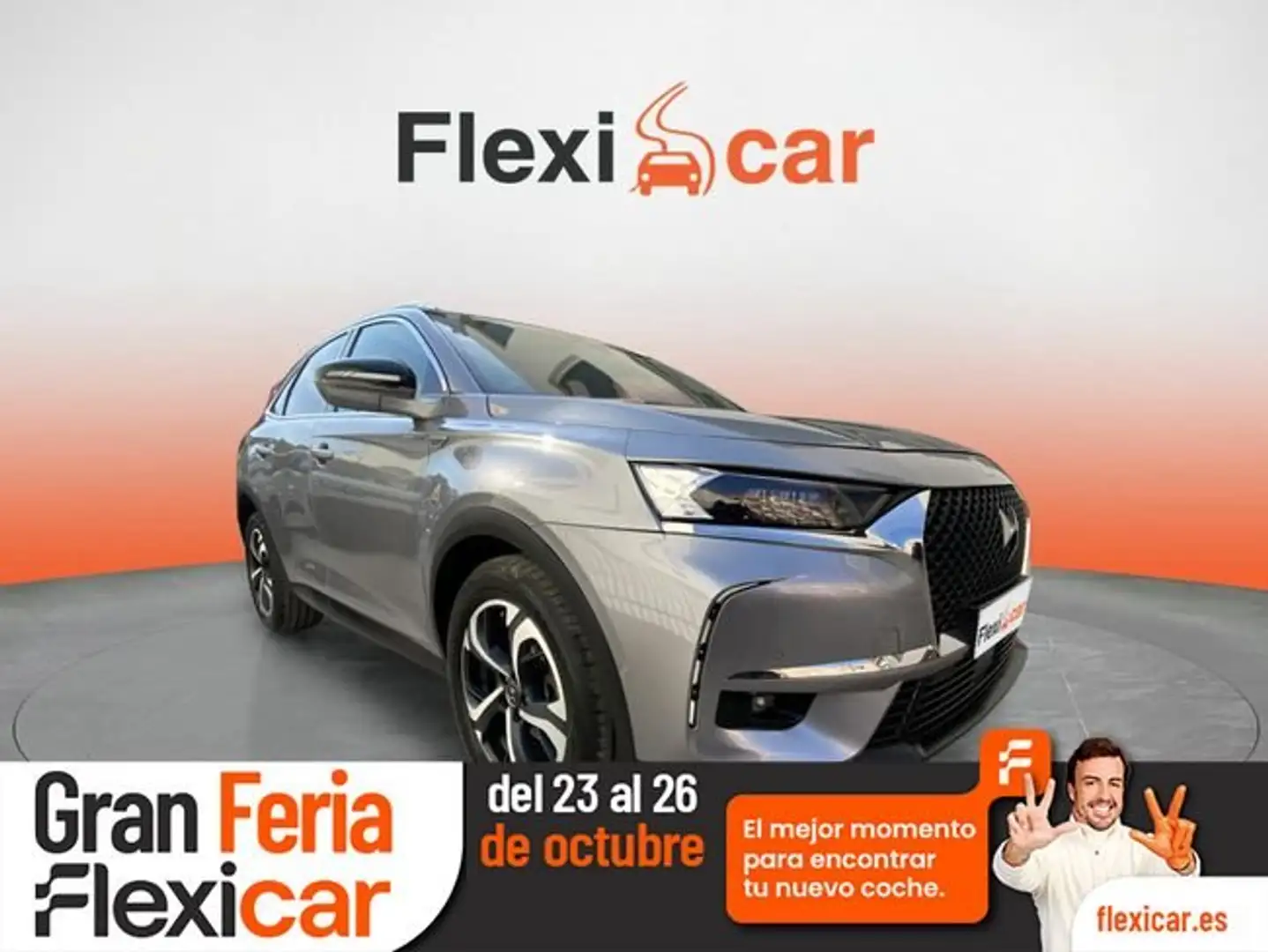 DS Automobiles DS 7 Crossback BlueHDi+96kW+%28130CV%29+SO+CHIC Gris - 1