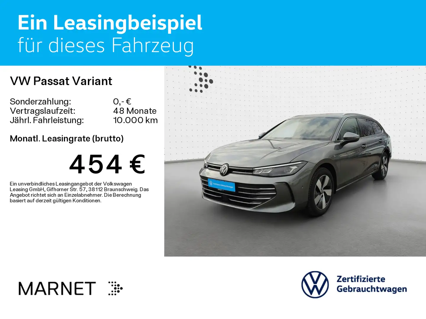Volkswagen Passat Variant .2.0 TDI Business* Navi*AHK*Pano* Grau - 2