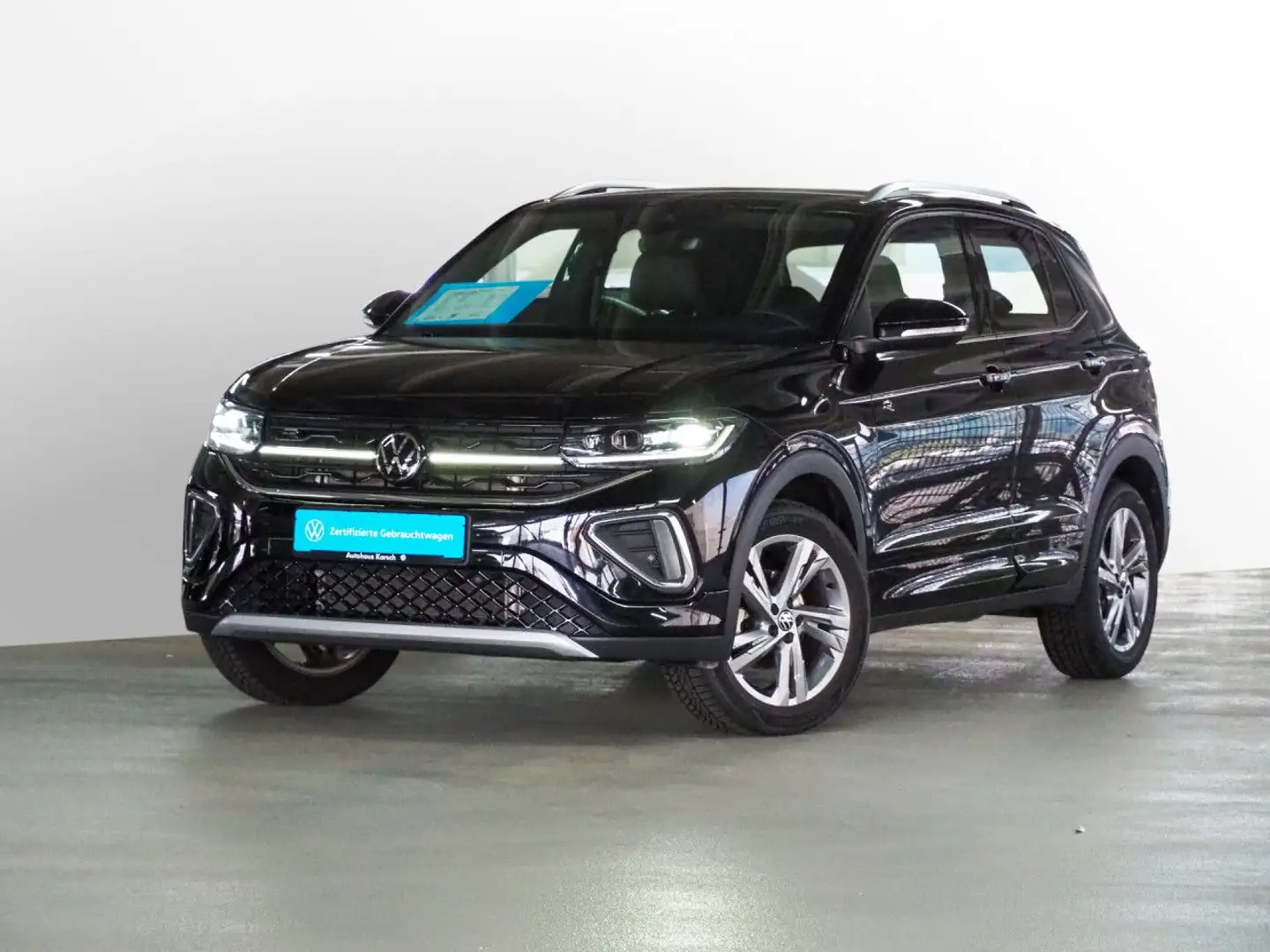 Volkswagen T-Cross 1.5 TSI DSG R-Line KEYLESS, NAVI, ALU LED Schwarz - 2